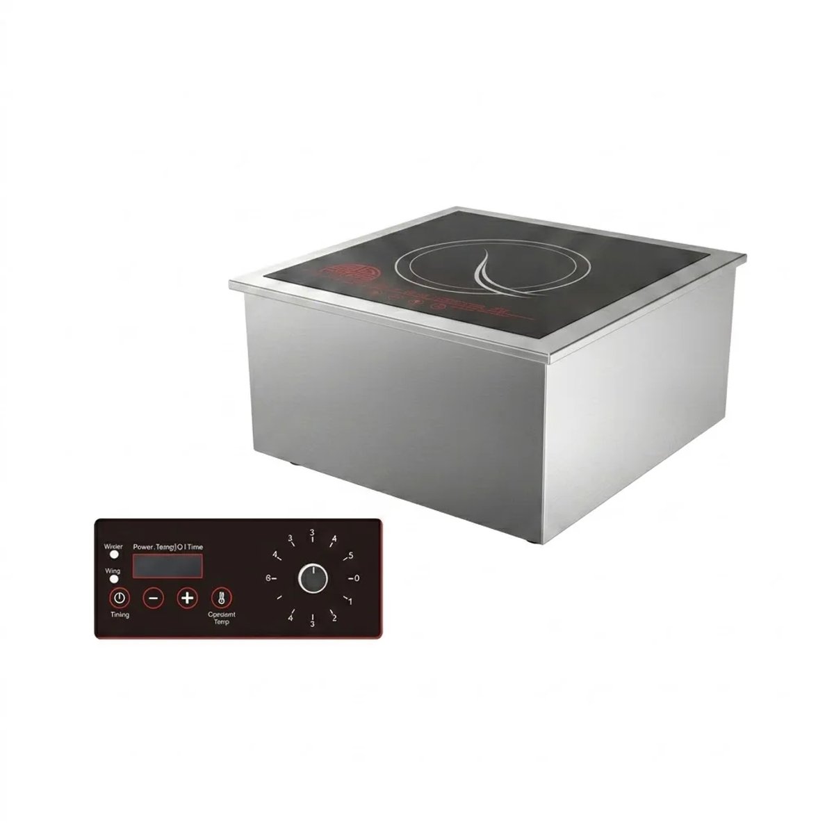 Tabletop Induction Built-in Flat Cooker With SS Frame