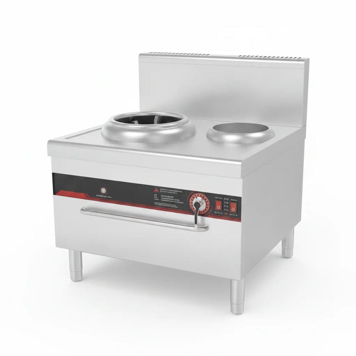 Freestanding Induction Single Wok Cooker With One Sink