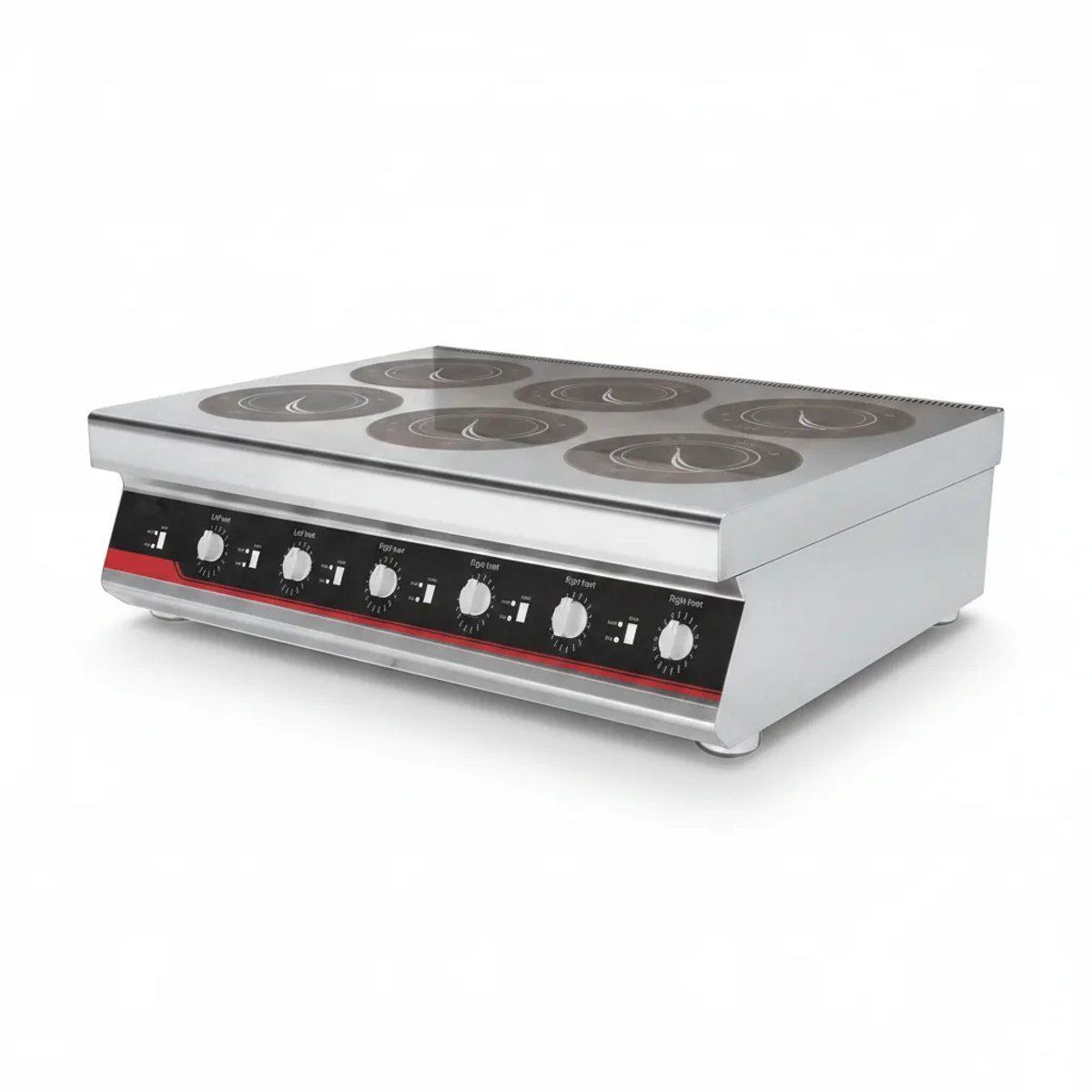 Tabletop Induction Six Burners