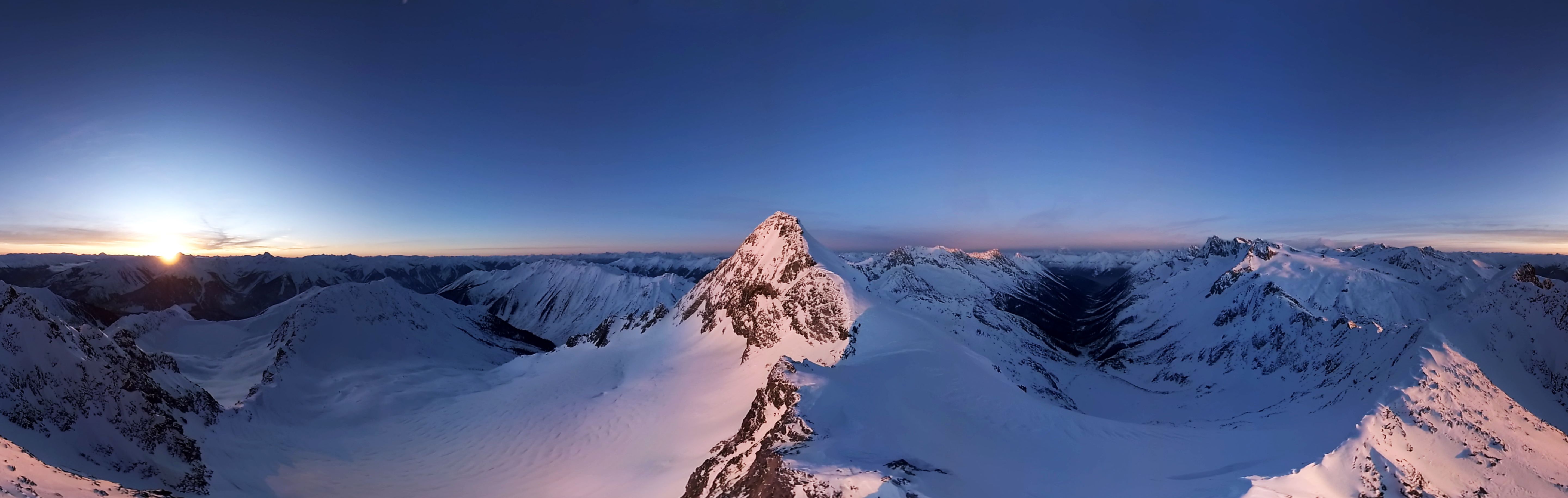 Mountains in the morning light