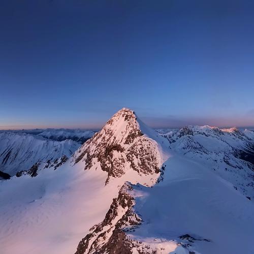 Mountains in the morning light