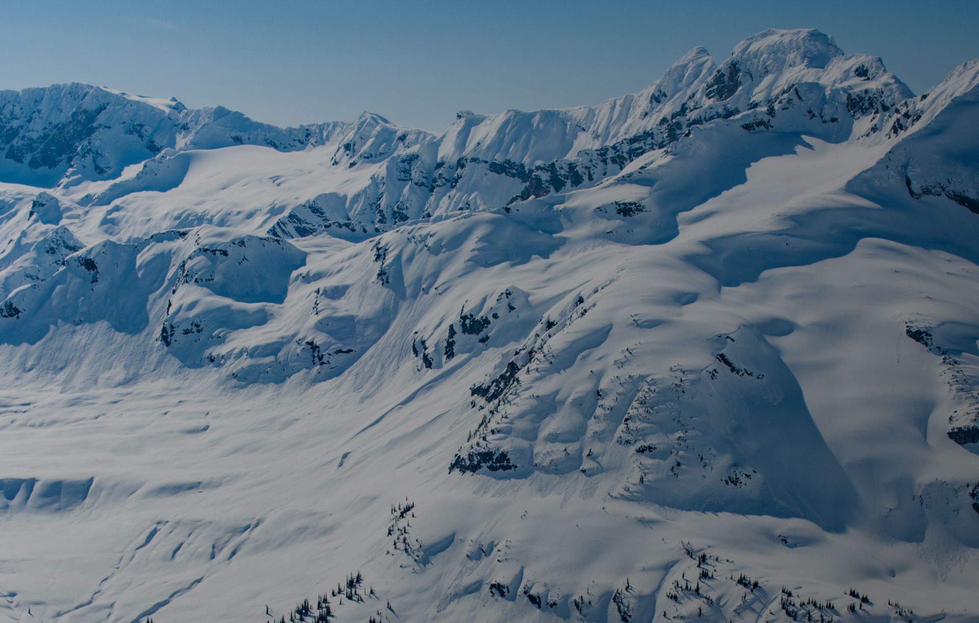 bobbie burns mountain range covered in snow