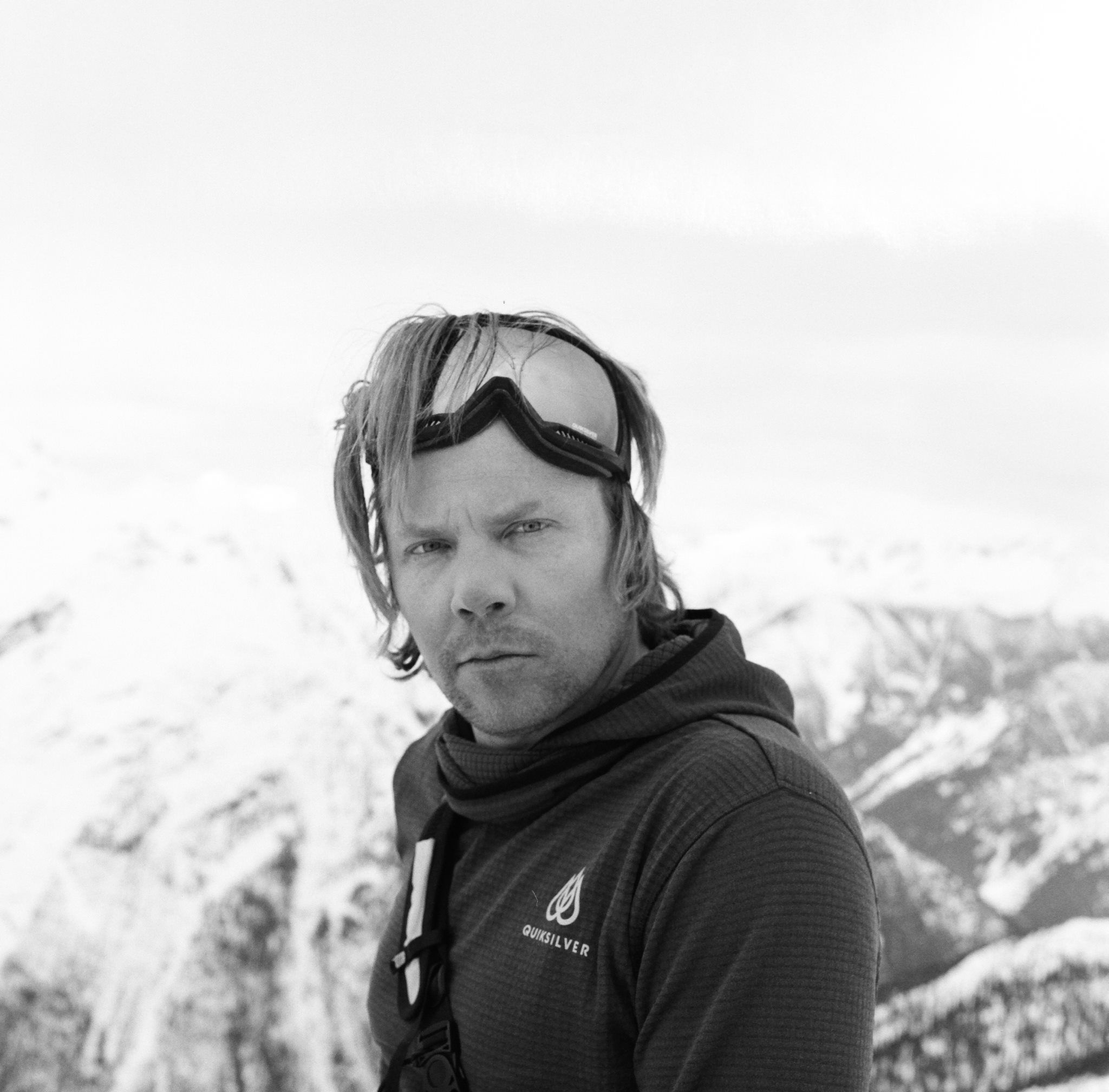 Travis Rice standing outdoors