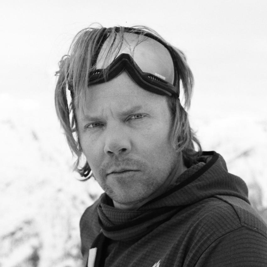 Travis Rice standing outdoors