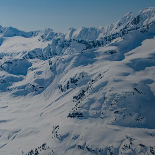 bobbie burns mountain range covered in snow