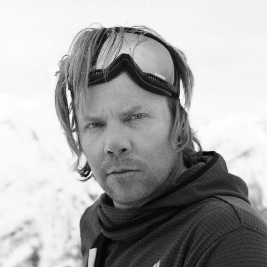 Travis Rice standing outdoors