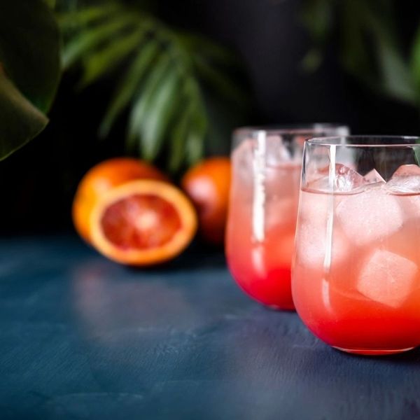 Cocktail Pom-Blood-Orange Old fashioned
