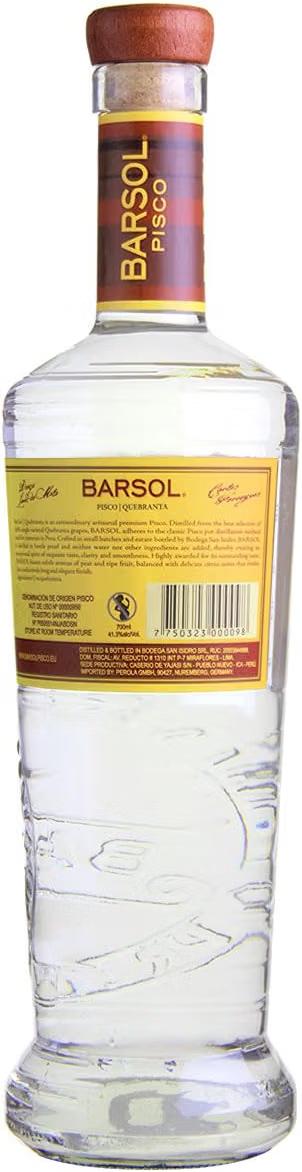 Pisco — Barsol Primero Quebranta — image 2