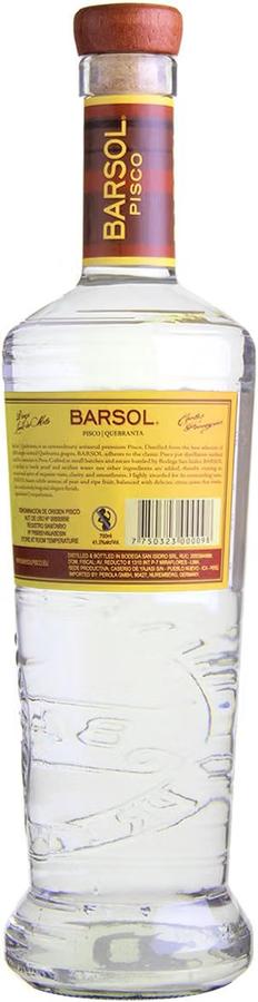 Pisco — Barsol Primero Quebranta — image 2