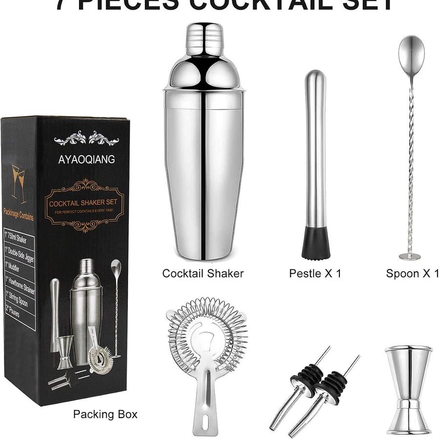 Kit de barman 7 pièces — AYAOQIANG — image 2