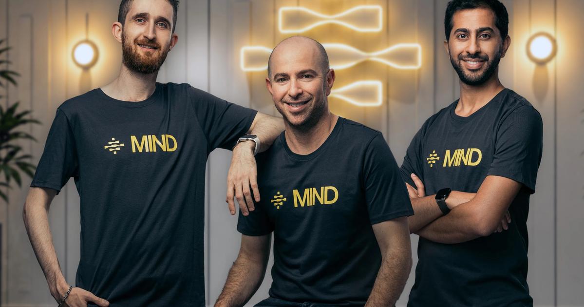 MIND co-founders marking the company’s 72 million dollar Series B
