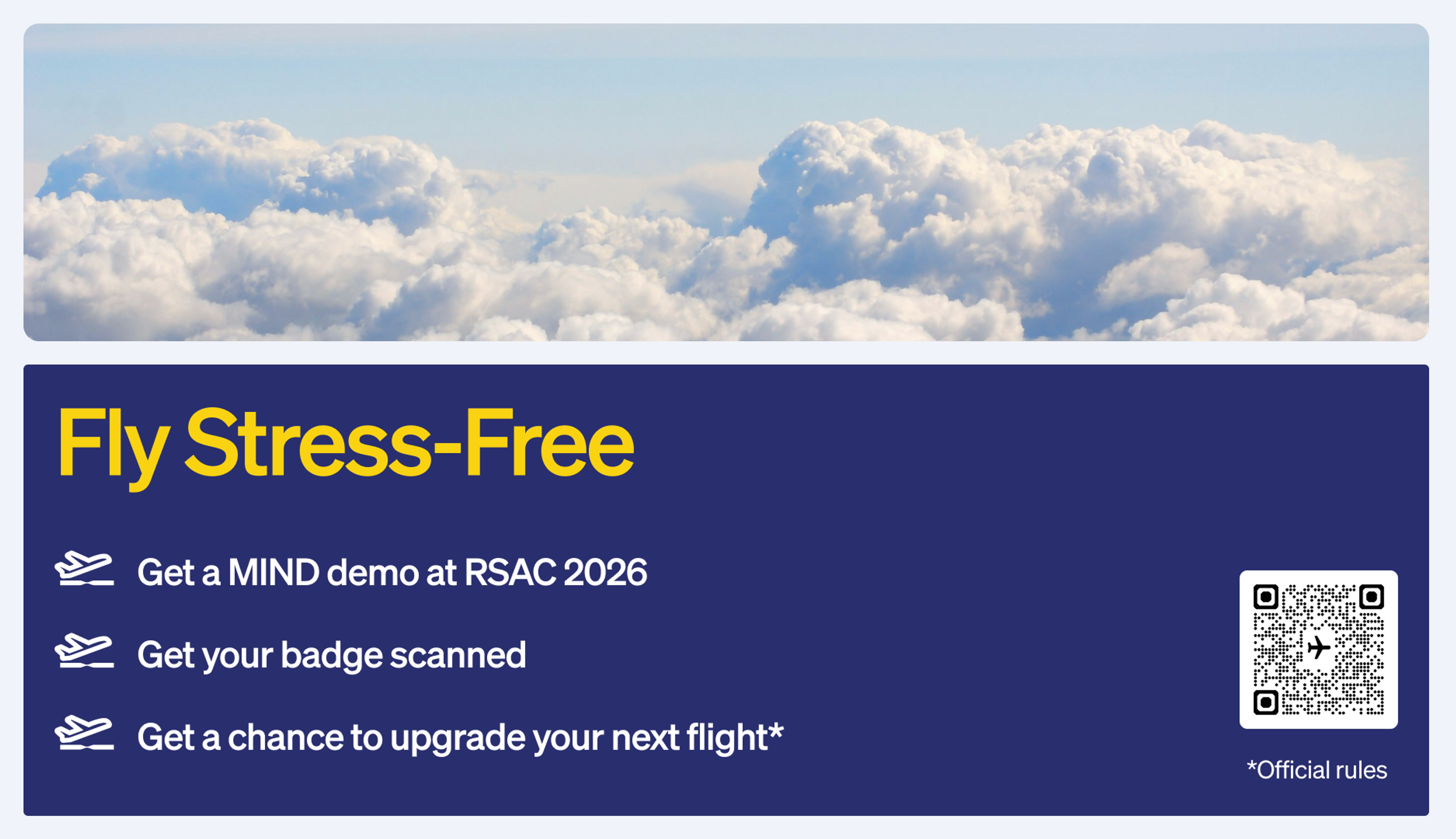 Fly Stress-Free RSAC 2026 give-away