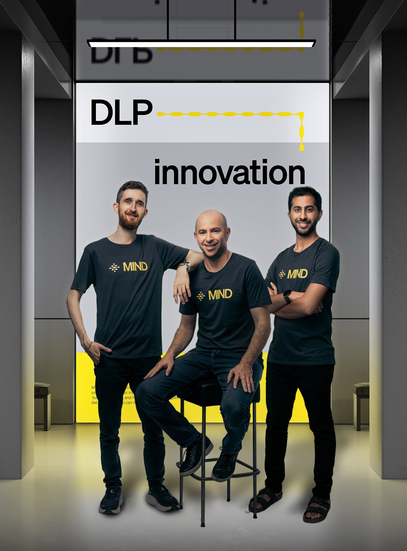 MIND Series A funding annoucement with Founders photo