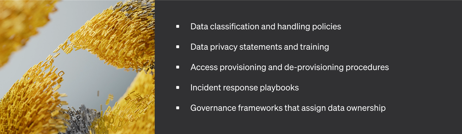 Data classification and handling policies through MIND Security