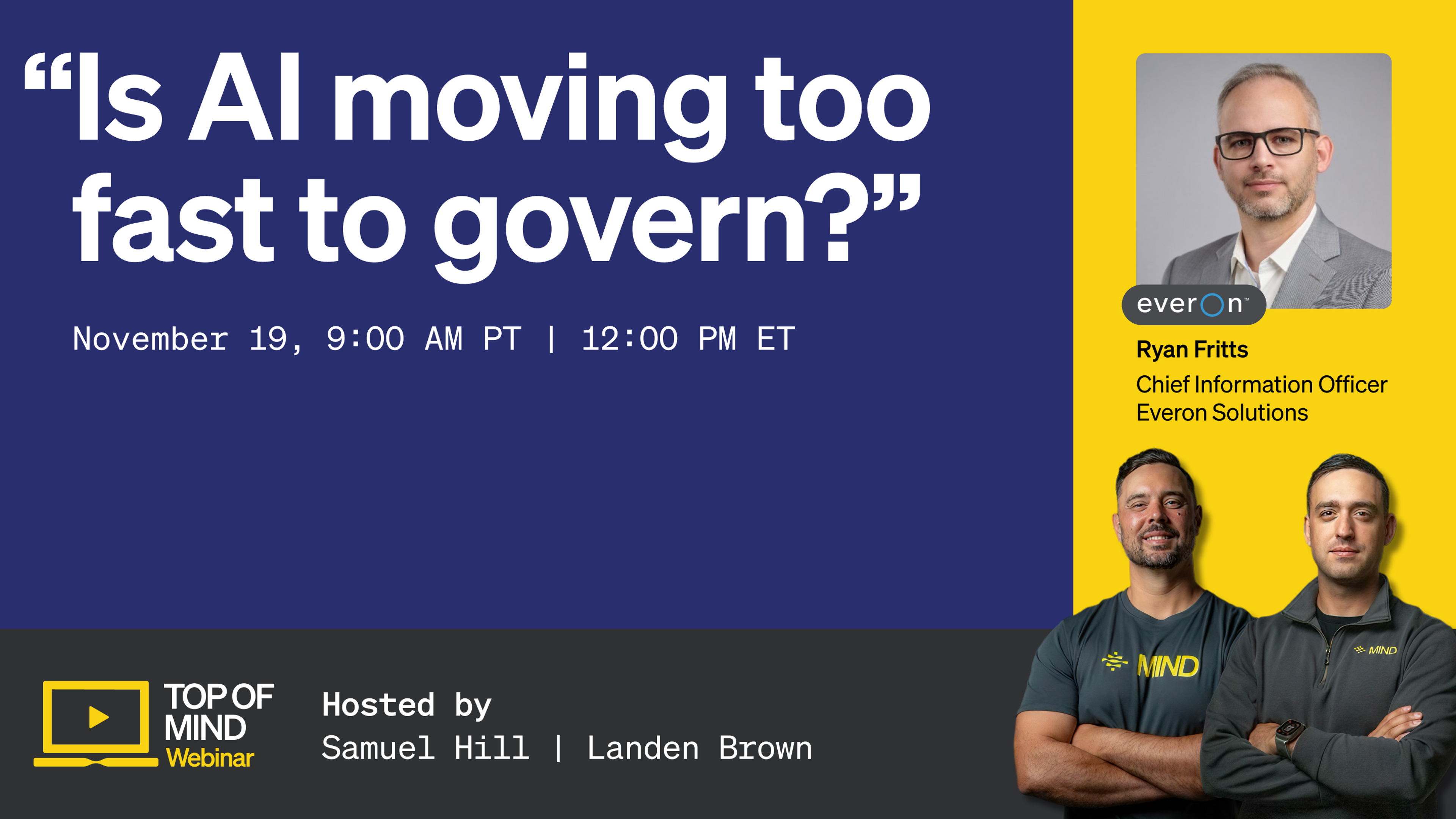 AI is moving fast, can security and governance keep up?