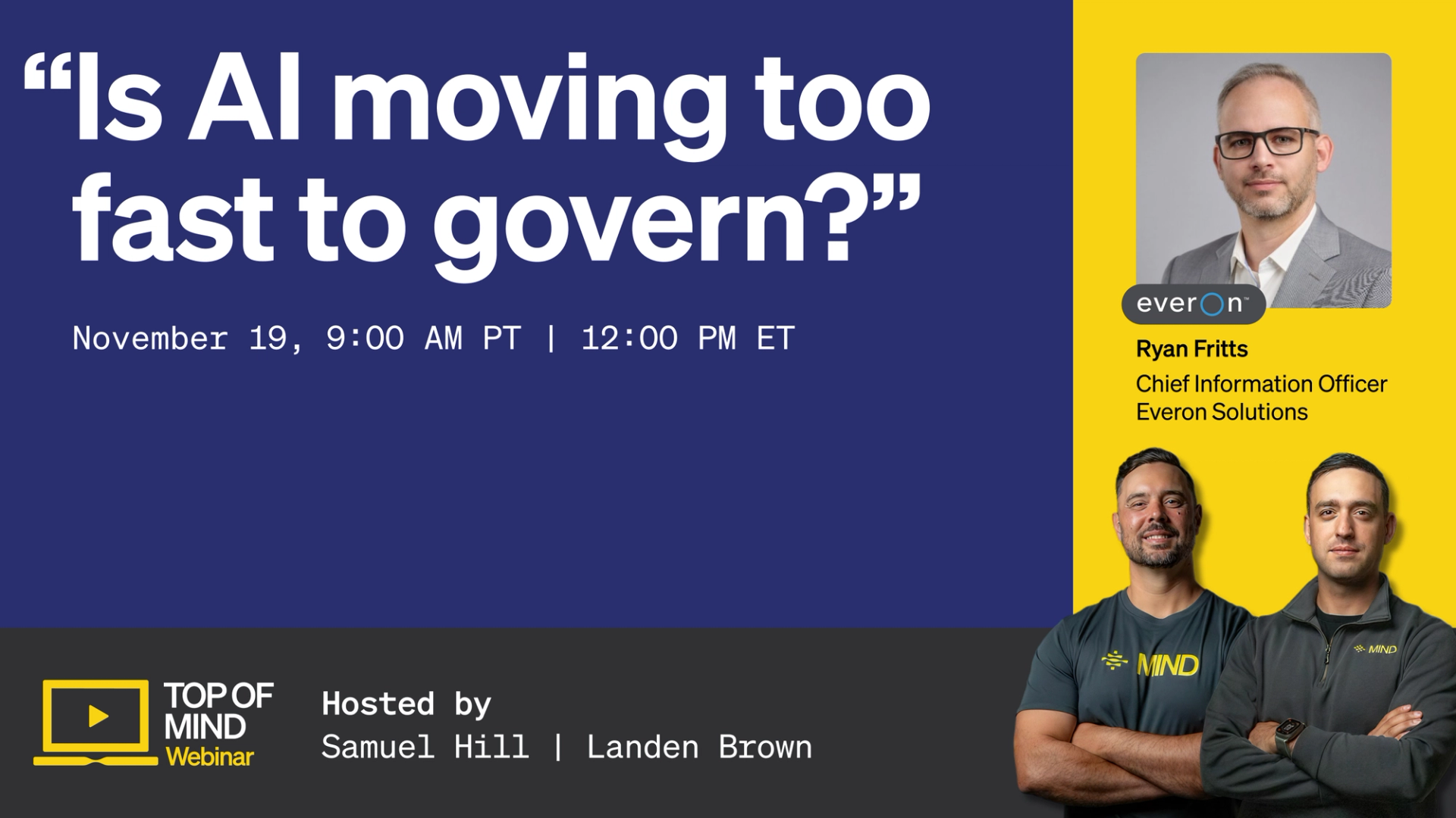 AI is moving fast, can security and governance keep up?