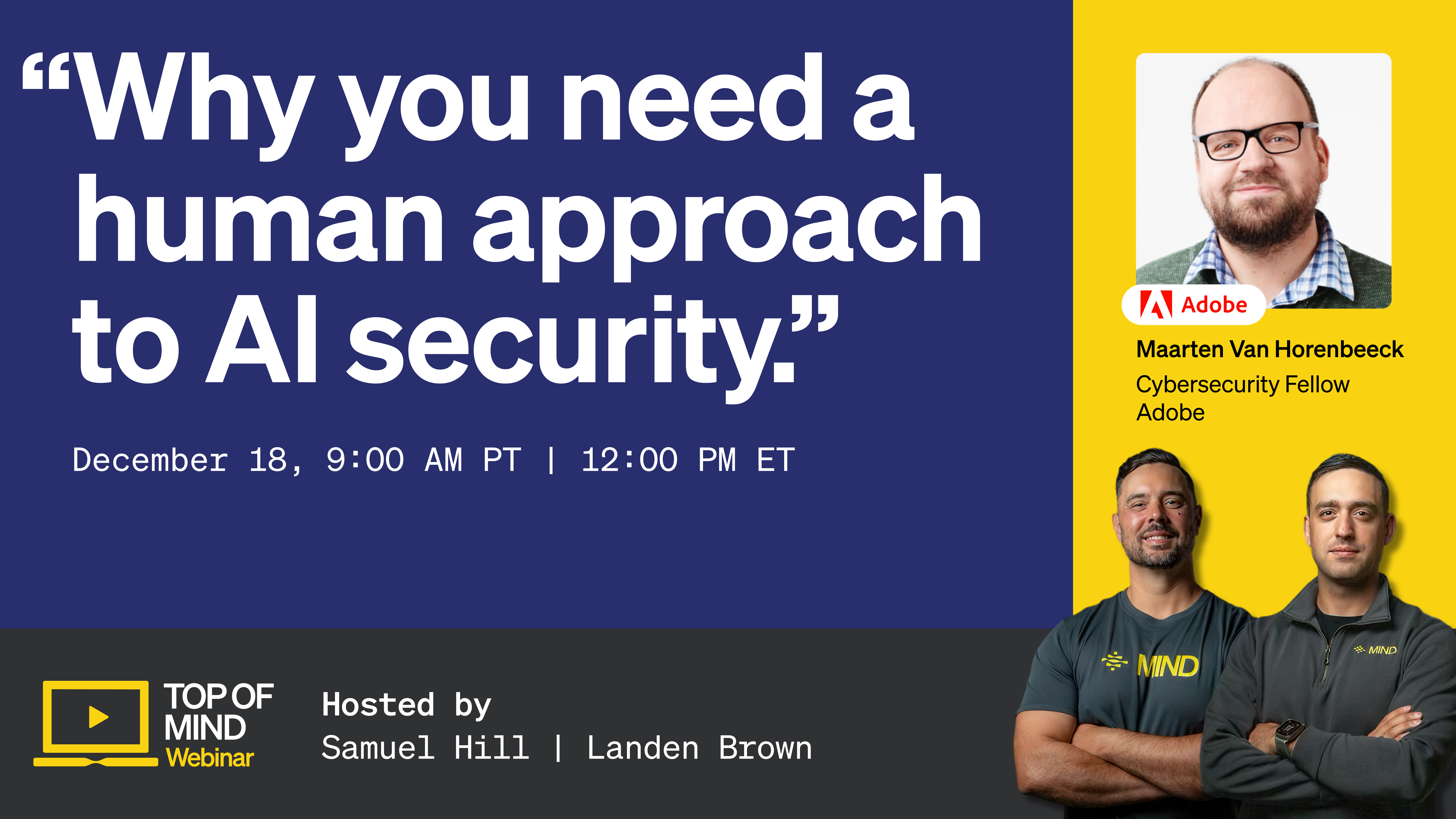 Why you need a human approach to AI security