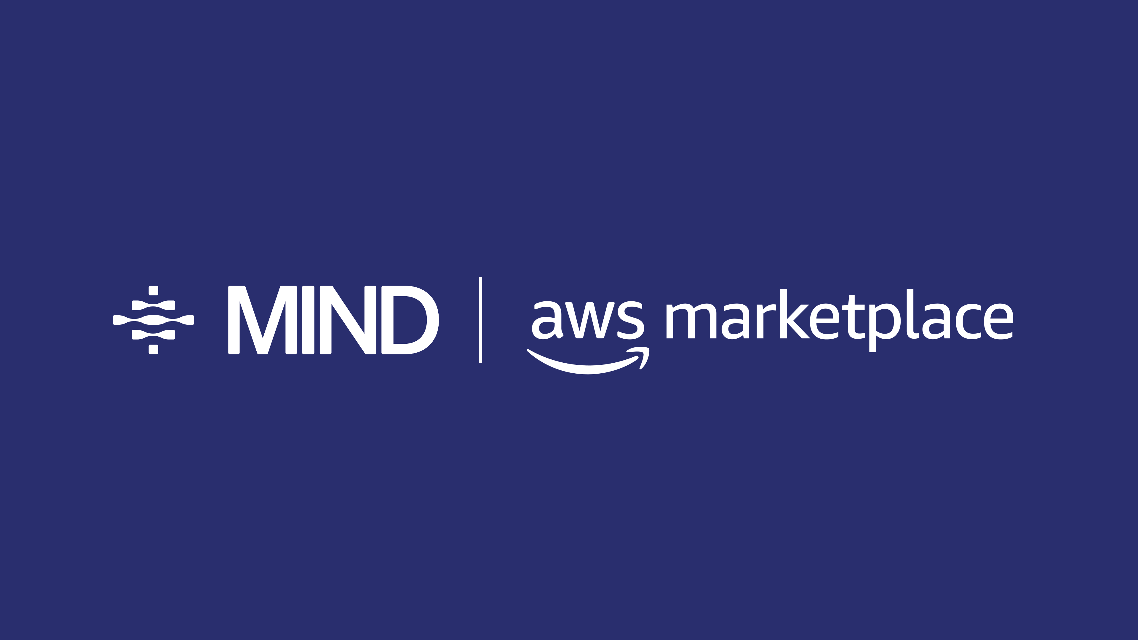 MIND is available on the AWS Marketplace partnership