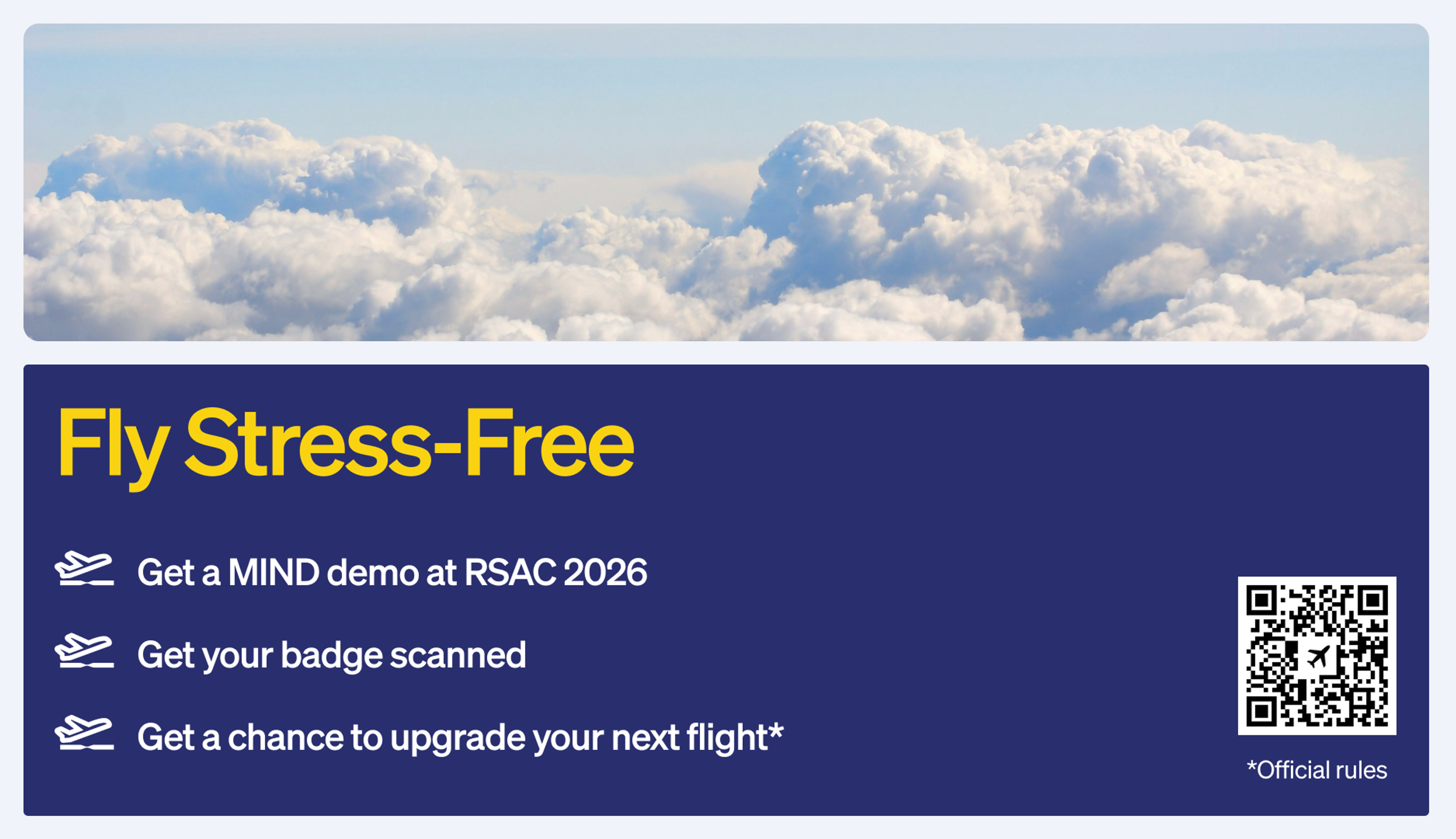 Fly Stress-Free RSAC 2026 give-away