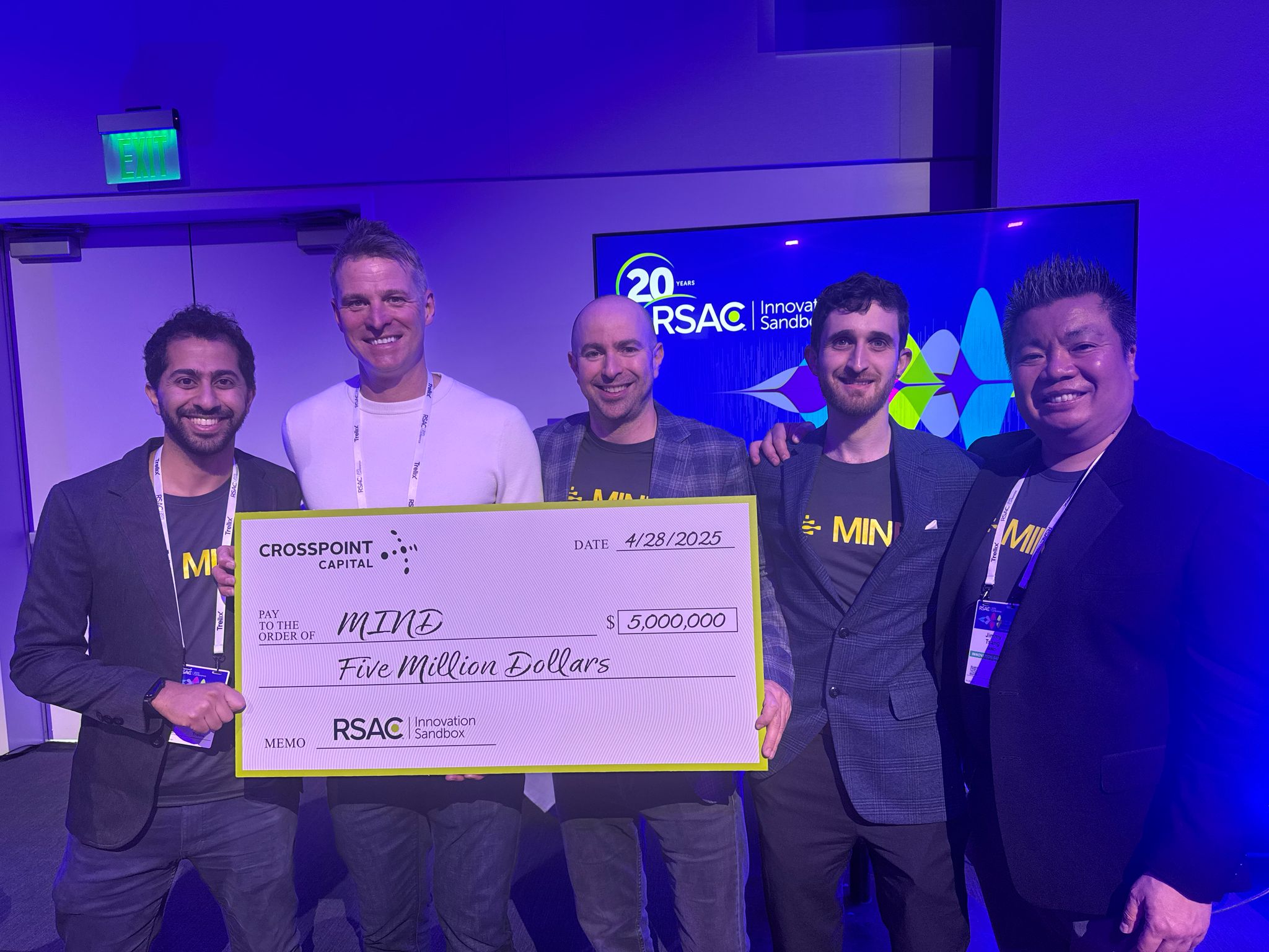 RSAC 2025 Innovation Sandbox Finalist team picture