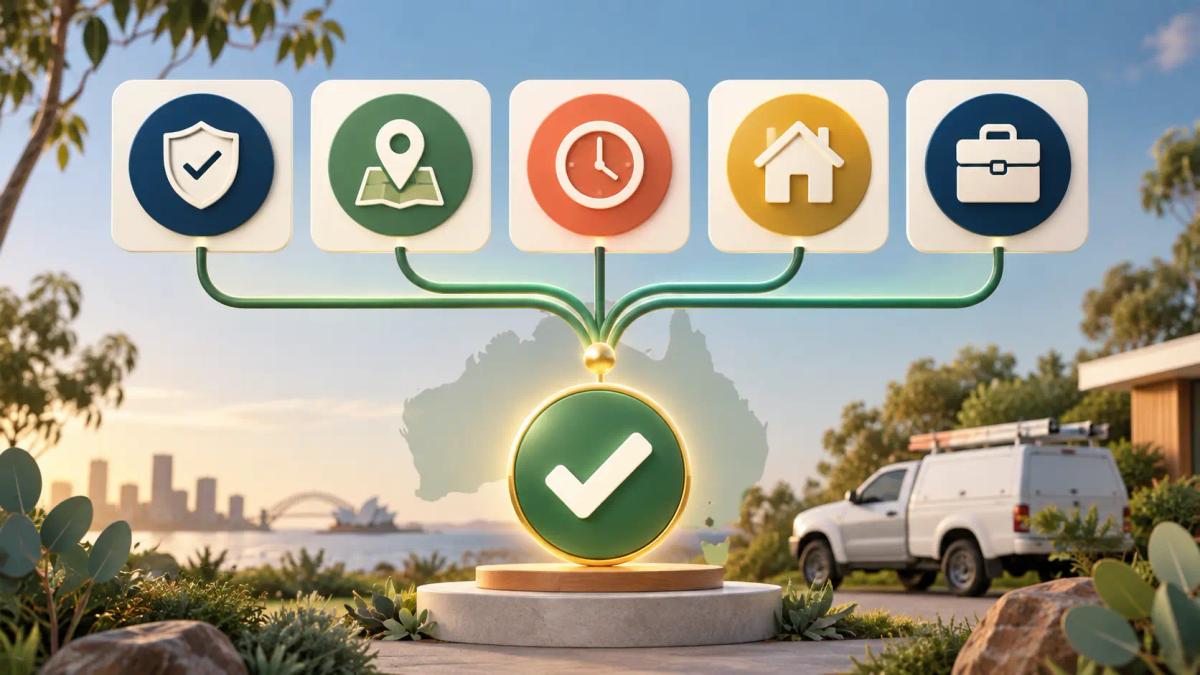 Visual scorecard showing service, location, urgency, property and job-value criteria for qualifying pest control leads.