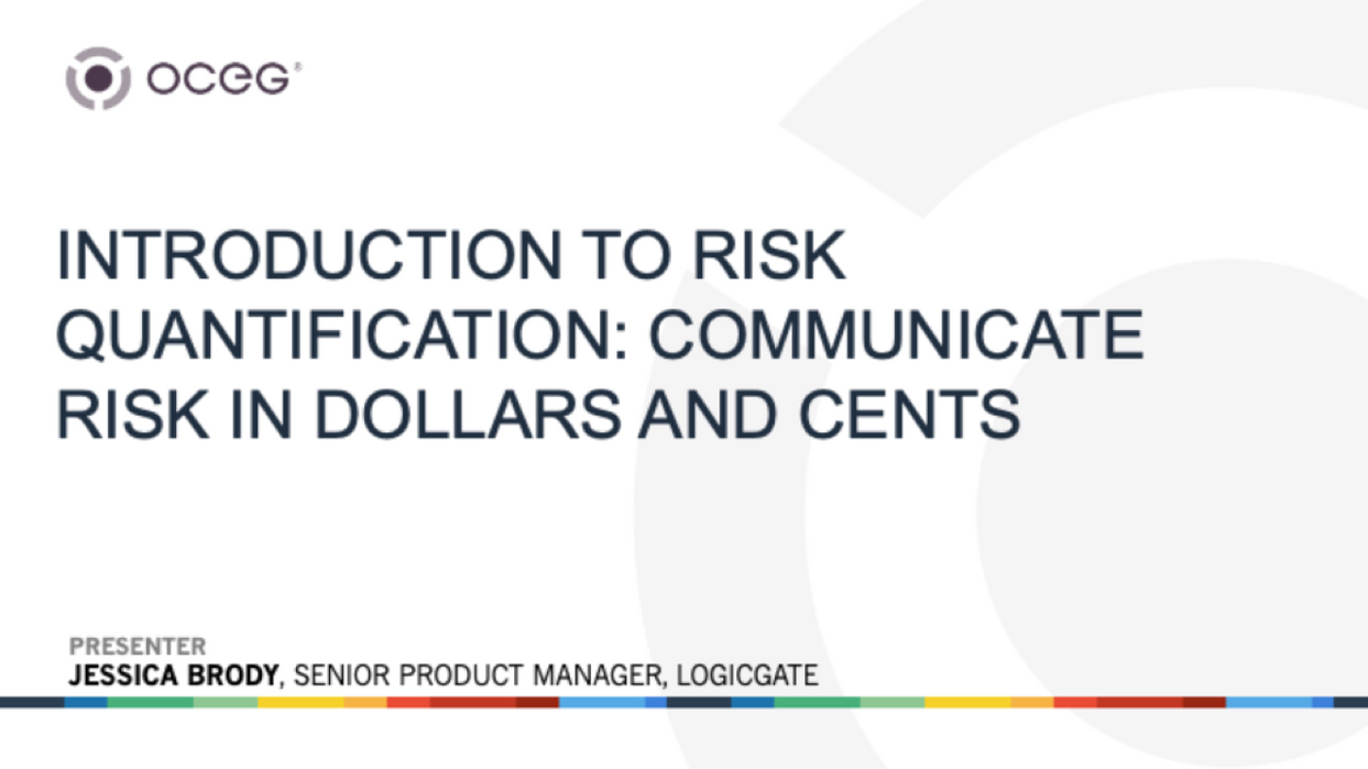 Introduction To Risk Quantification Communicate Risk In Dollars And Introduction To Risk Quantification Communicate Risk In Dollars And