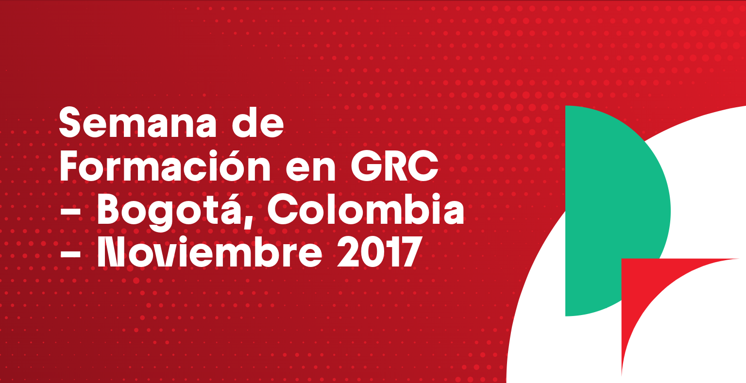 Semana De Formación En Grc Bogotá Colombia Noviembre 2017 Oceg 5244