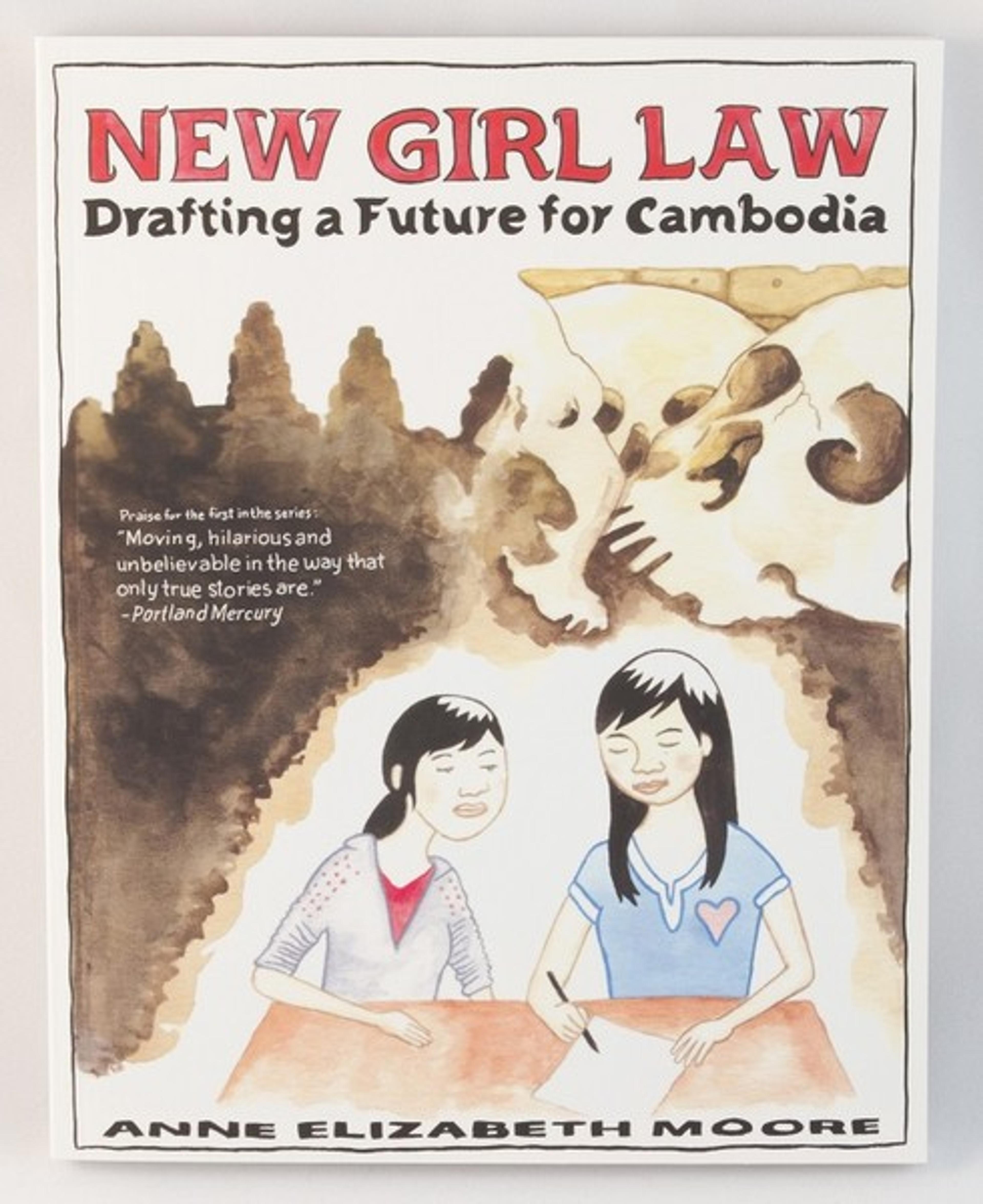 Cover of book titled New Girl Law: Drafting a Future for Cambodia
