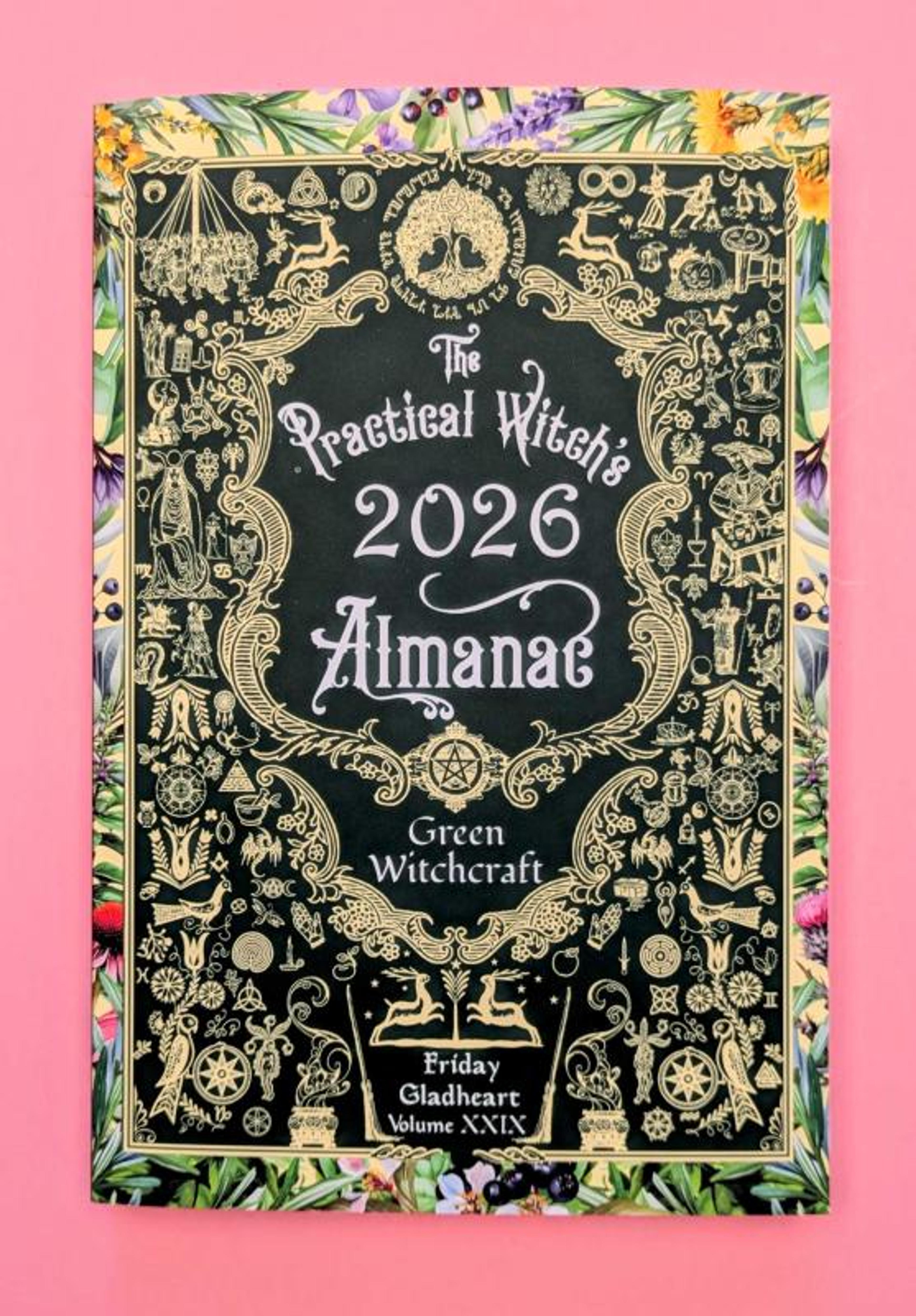Cover of book titled The Practical Witch's Almanac 2026: Green Witchcraft