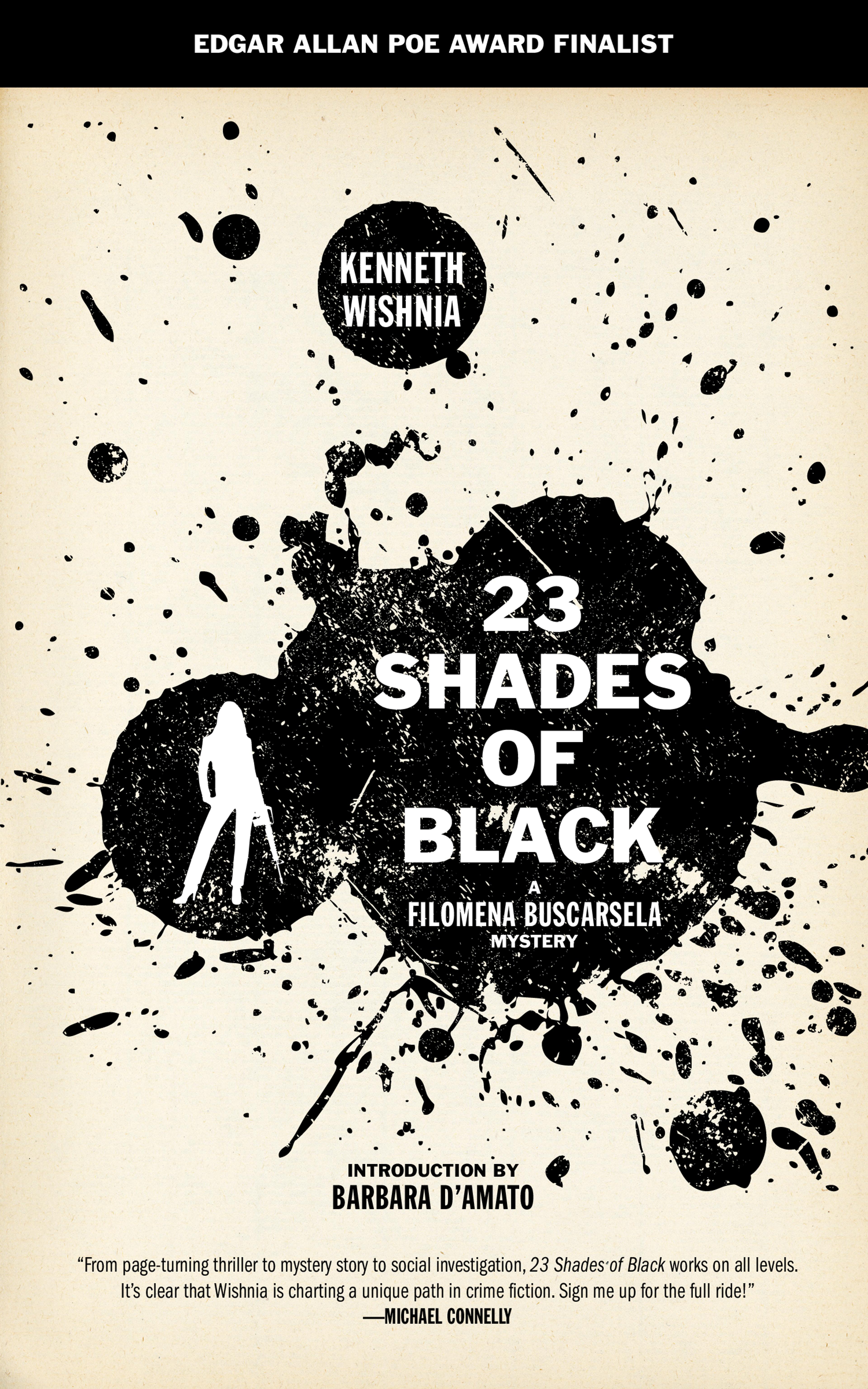 Cover of book titled 23 Shades of Black