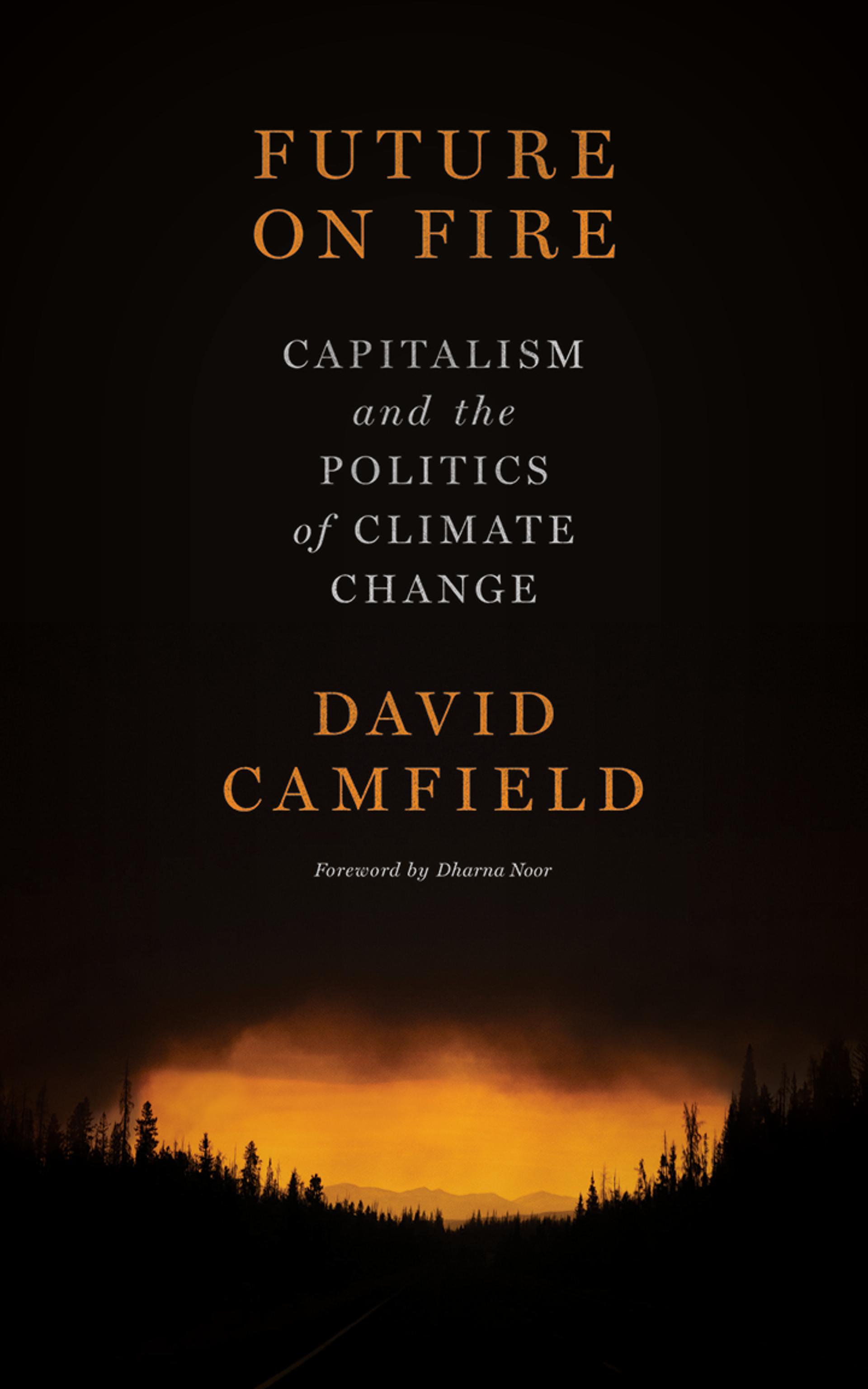 Cover of book titled Future on Fire: Capitalism and the Politics of Climate Change