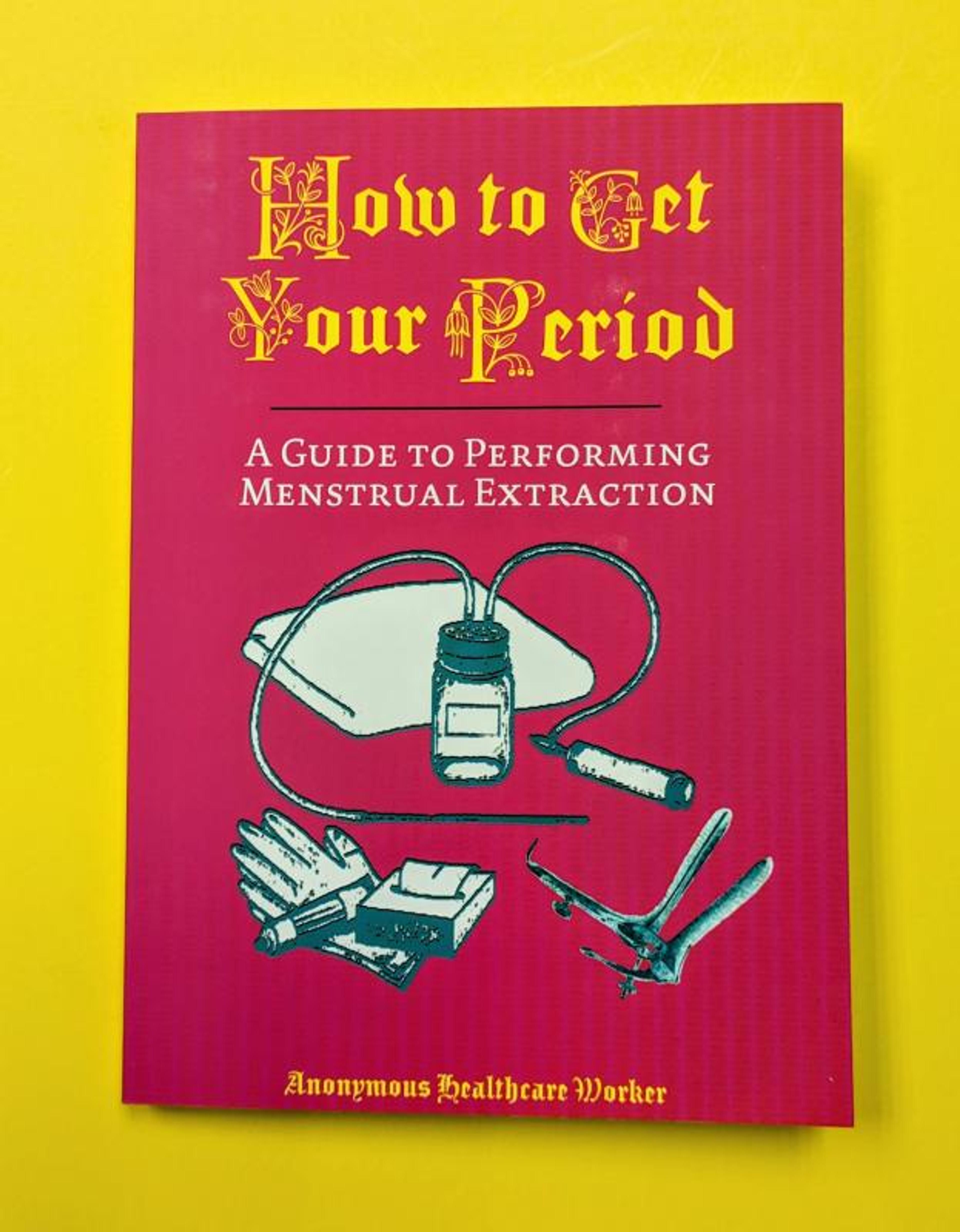 Cover of book titled How to Get Your Period: A Guide to Performing Menstrual Extraction