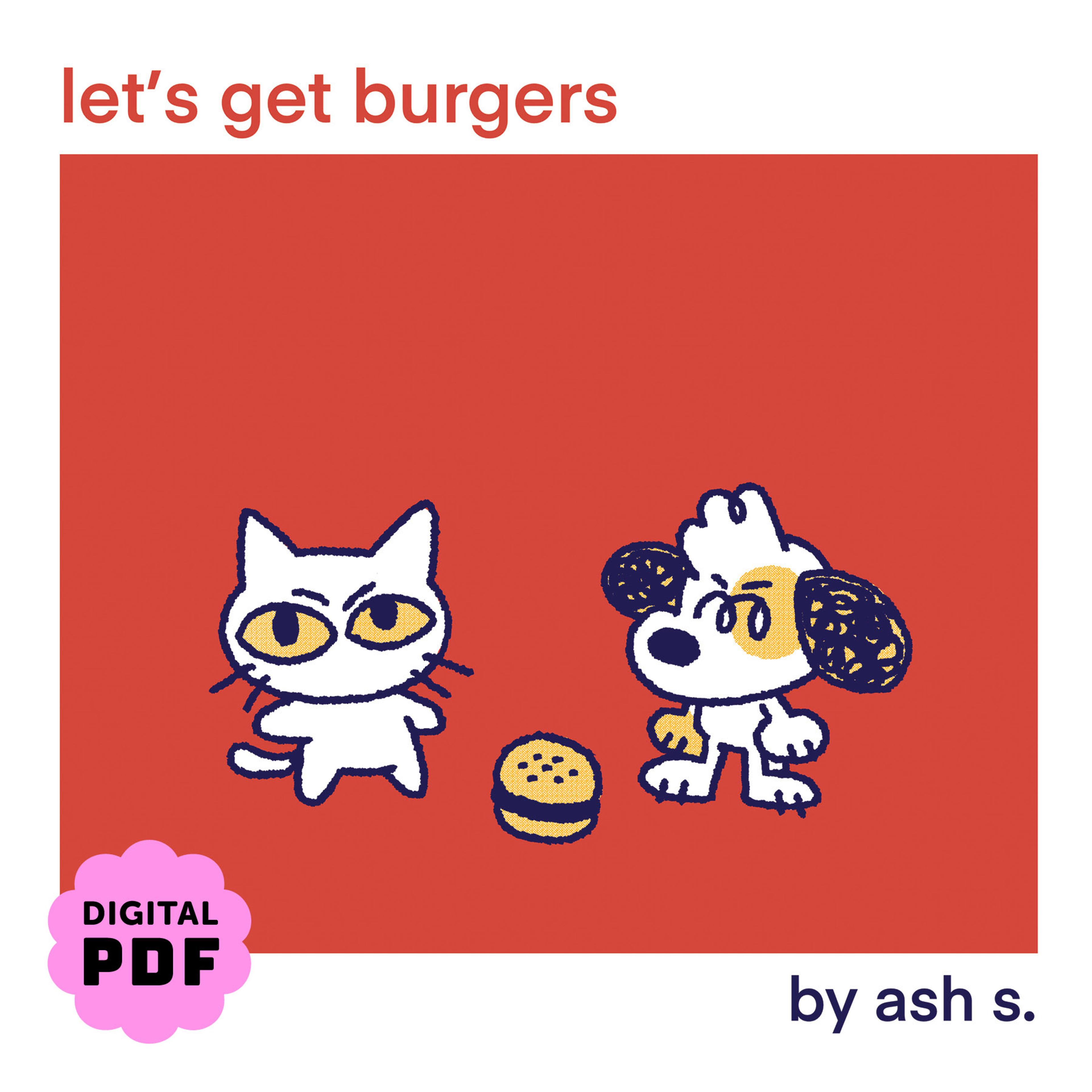 Cover of book titled Let’s Get Burgers