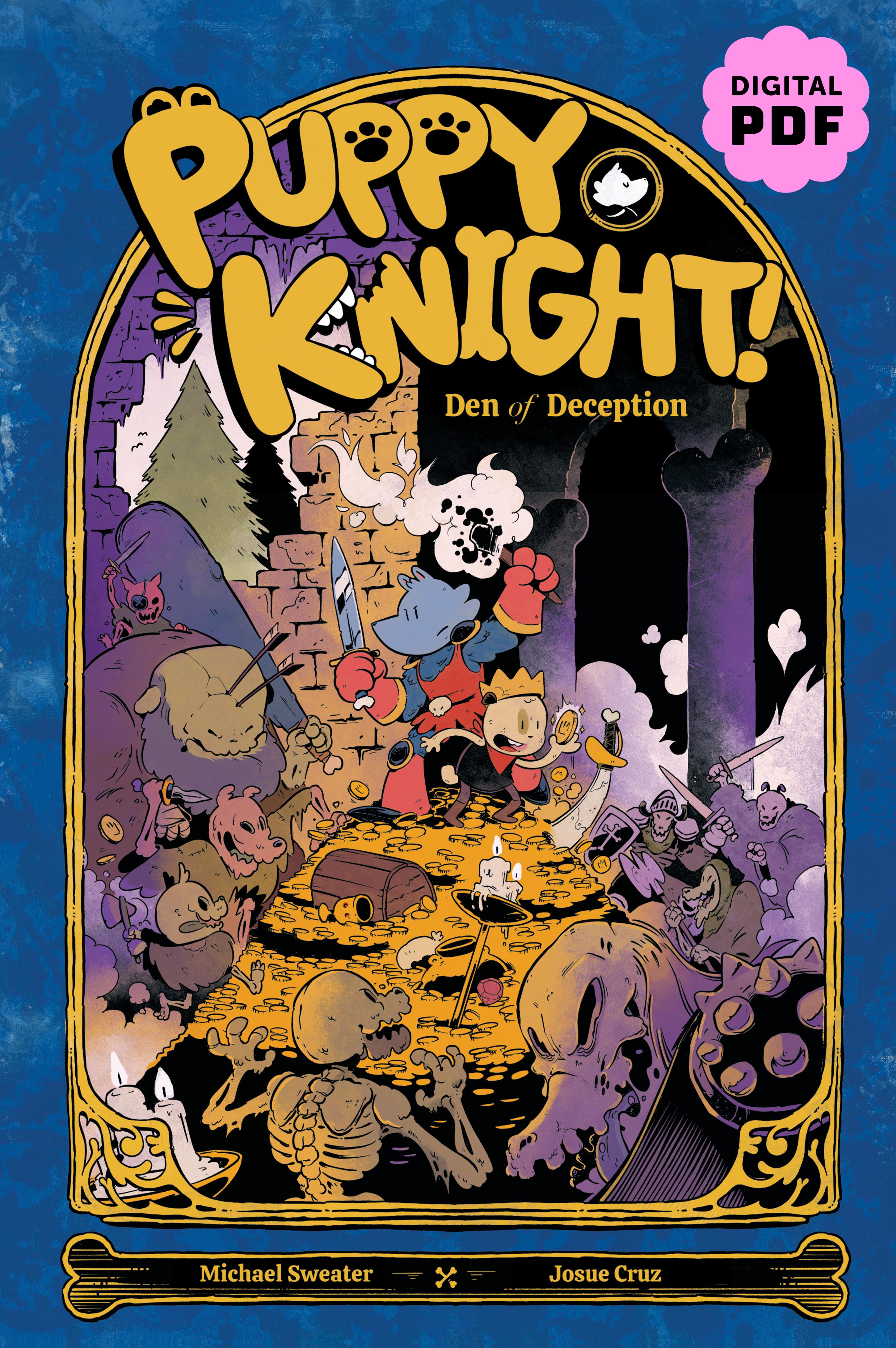 Cover of book titled Puppy Knight: Den of Deception