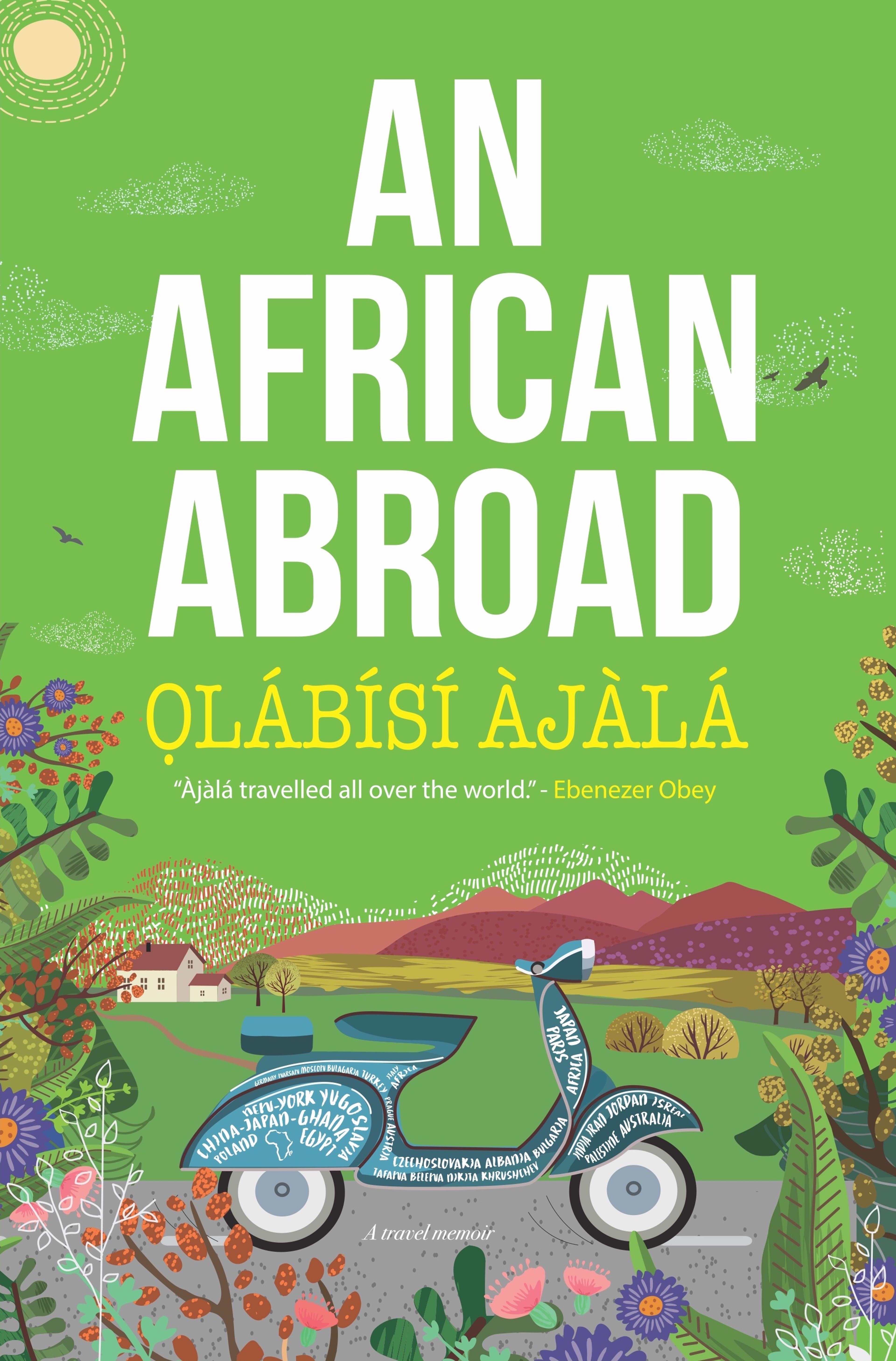 Cover of book titled An African Abroad