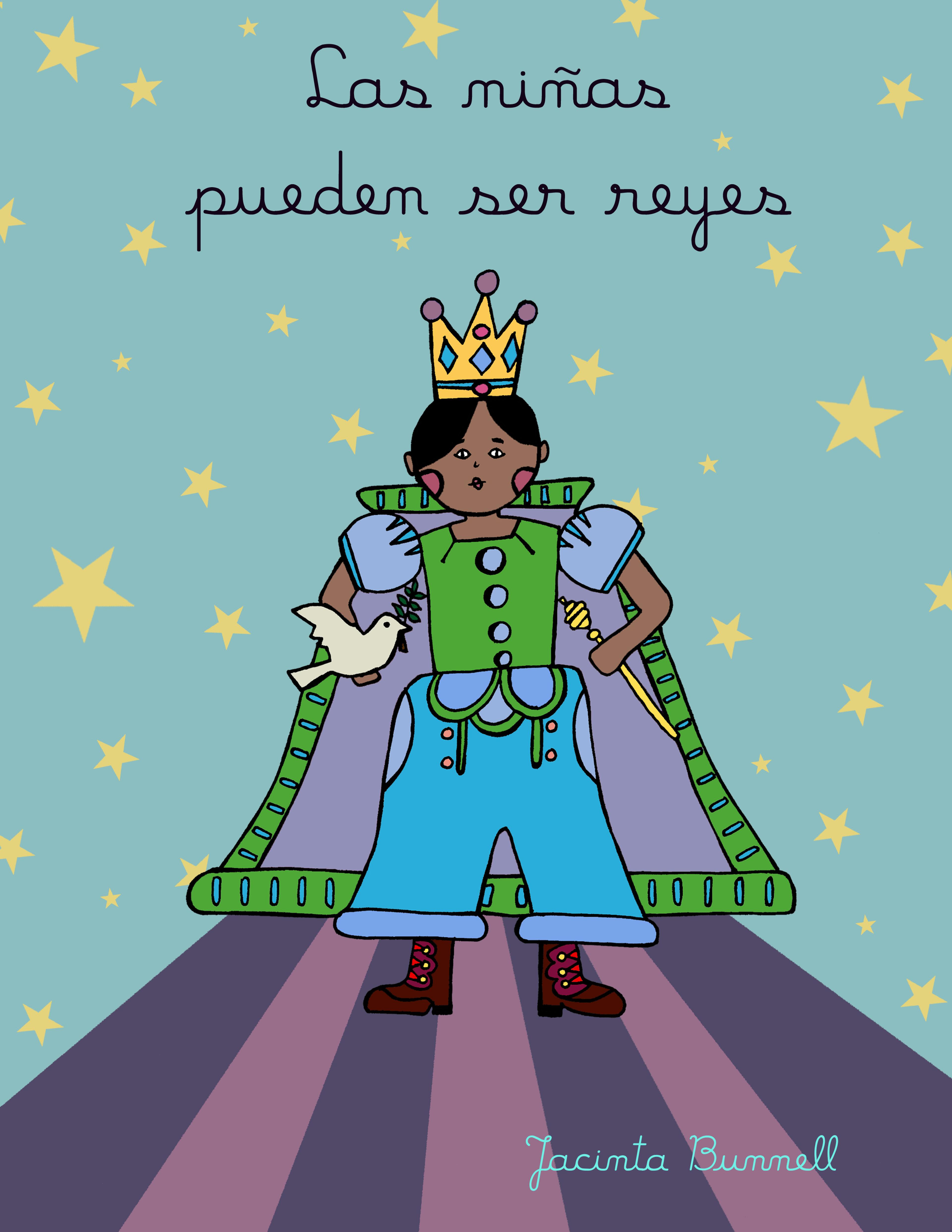 Cover of book titled Las niñas pueden ser reyes: Libro para colorear