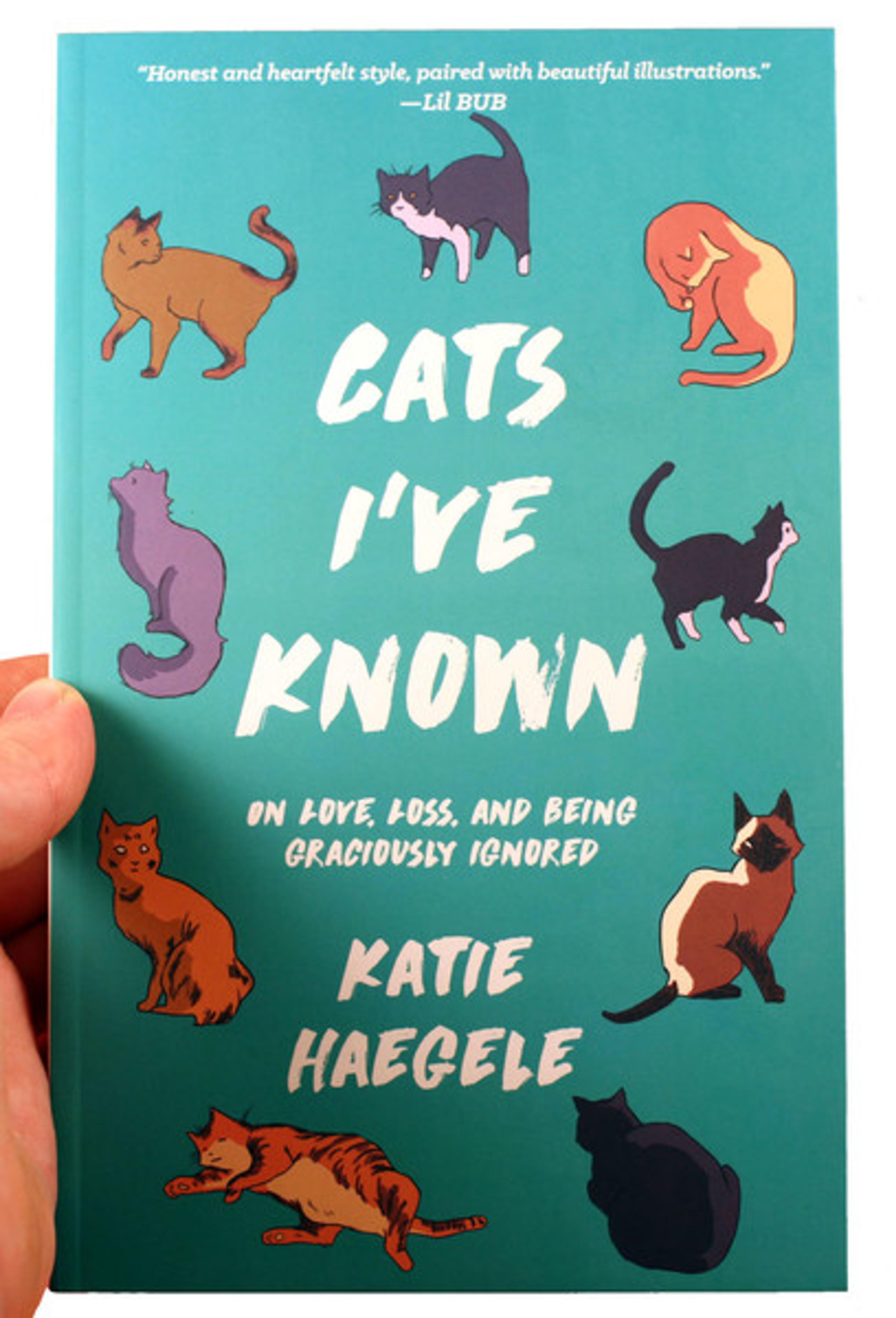 Cover of book titled Cats I've Known: On Love, Loss, and Being Graciously Ignored