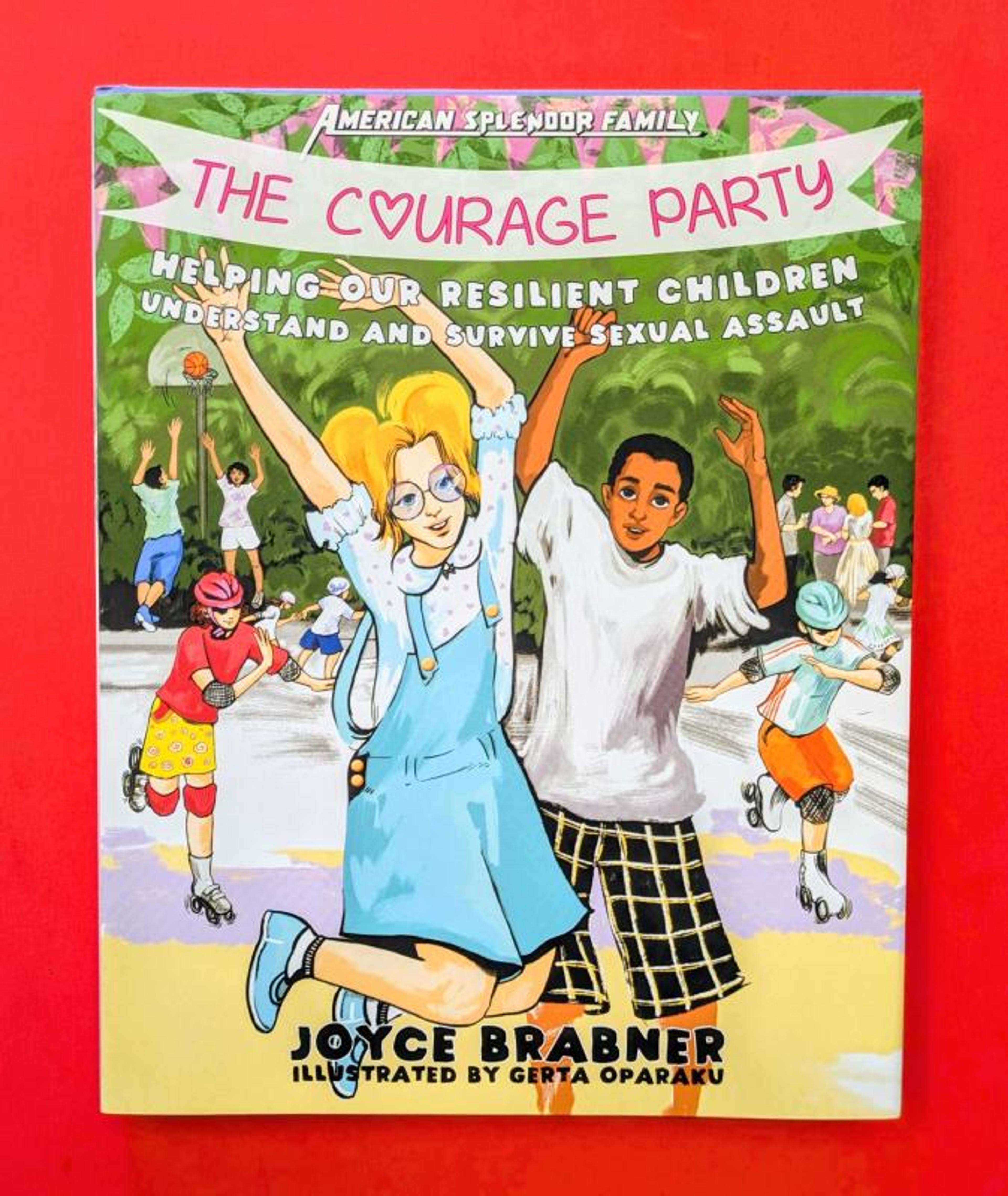 Cover of book titled The Courage Party: Helping Our Resilient Children Understand and Survive Sexual Assault