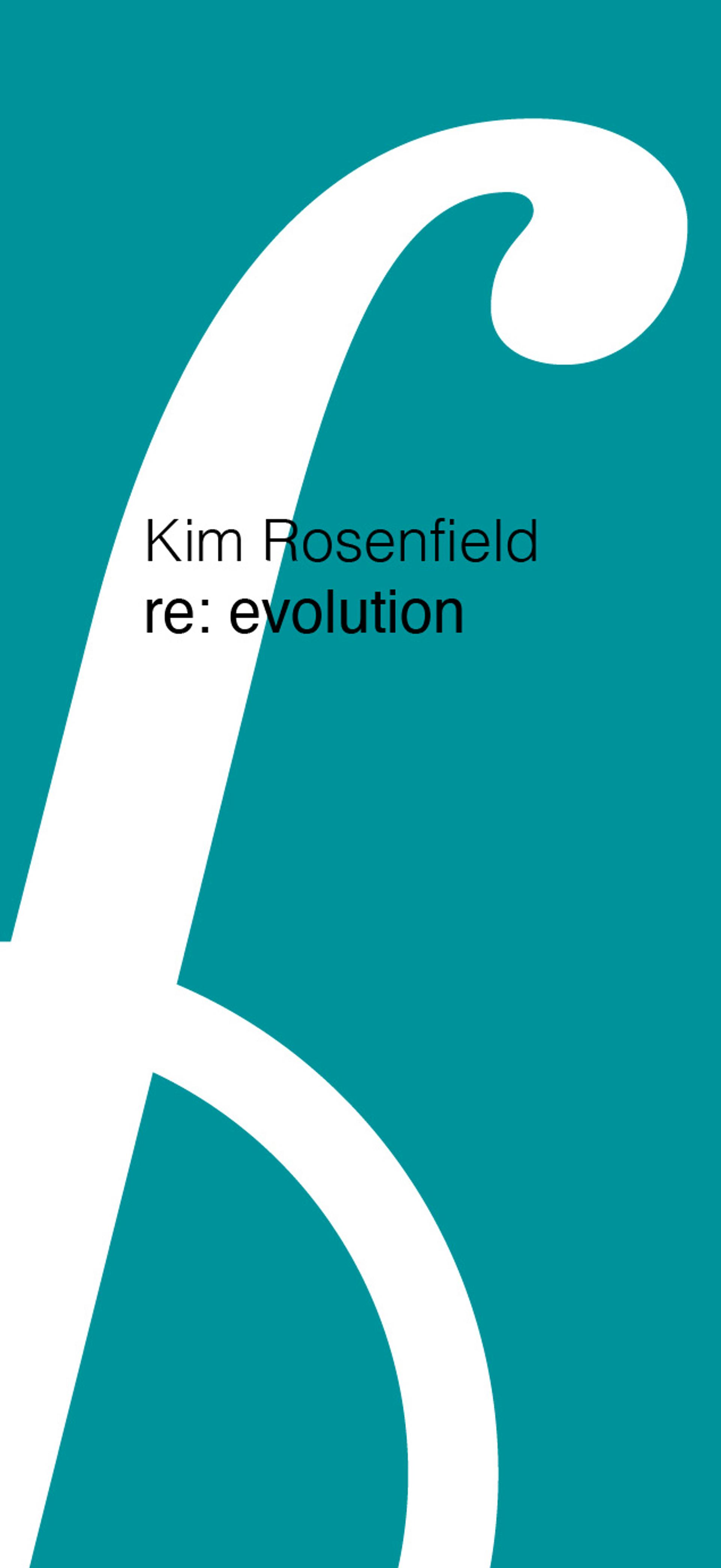 Cover of book titled re: evolution
