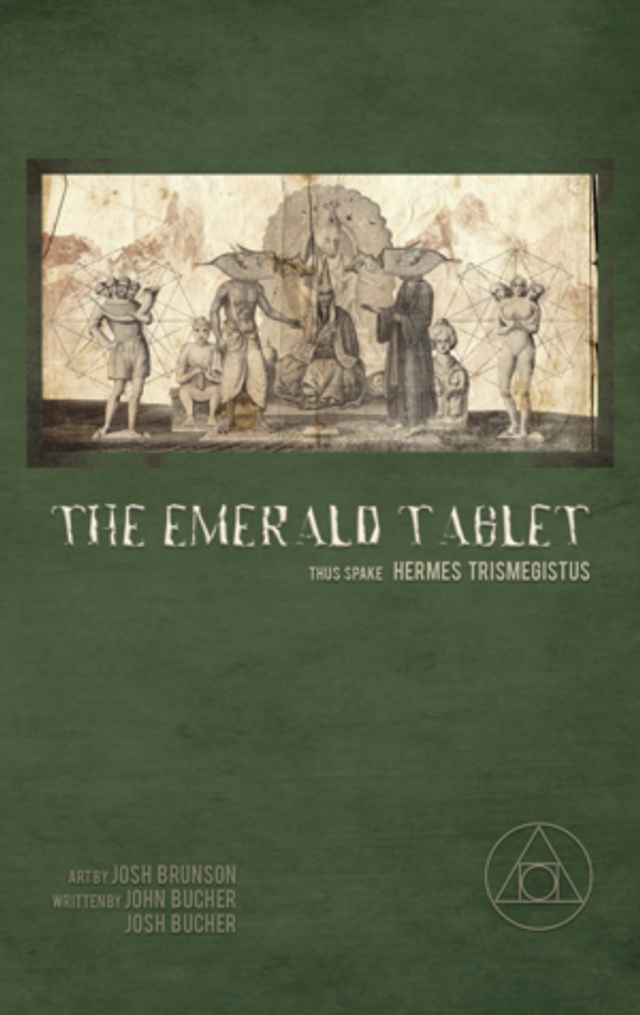 Cover of book titled The Emerald Tablet 