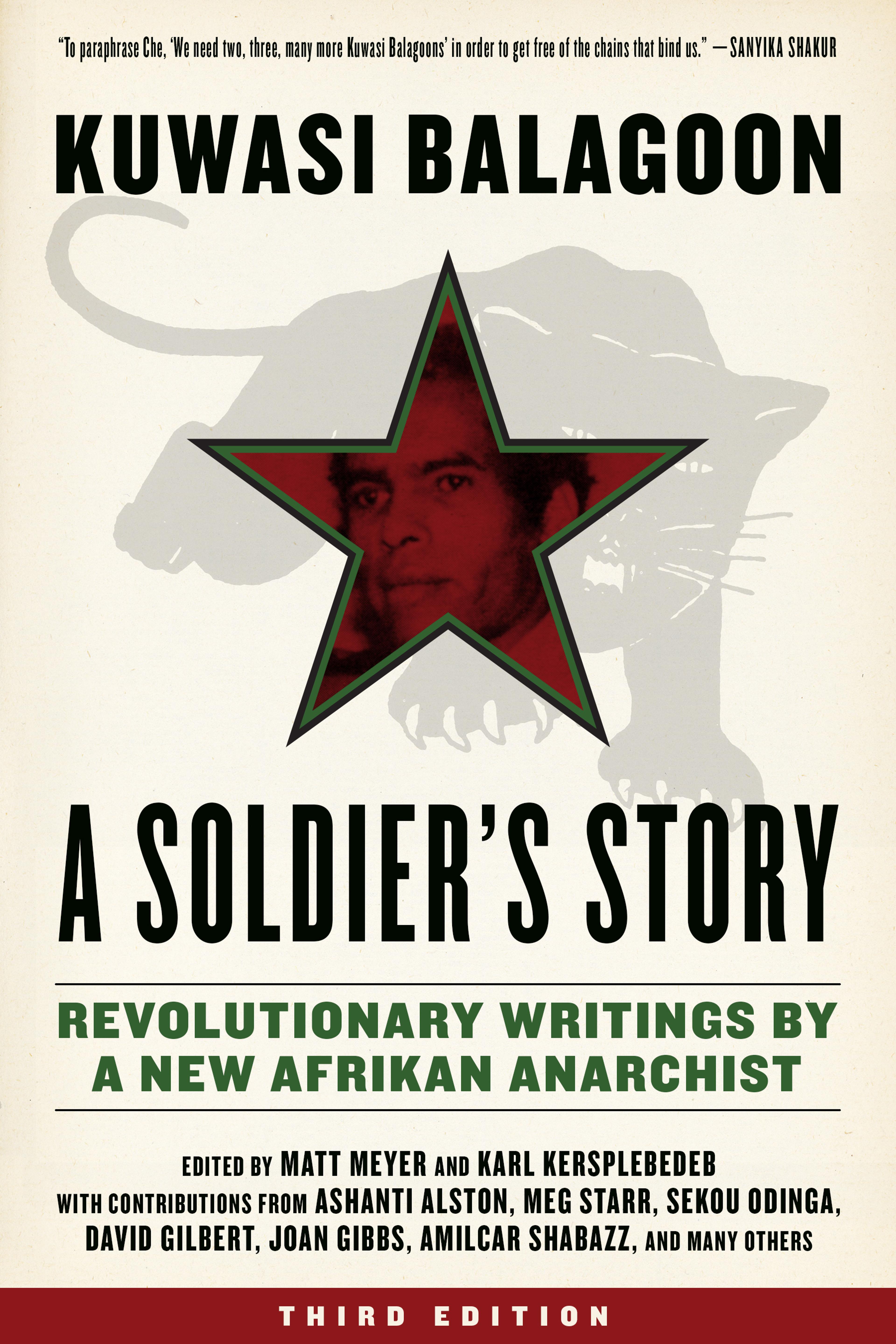 Cover of book titled Soldier's Story: Revolutionary Writings by a New Afrikan Anarchist