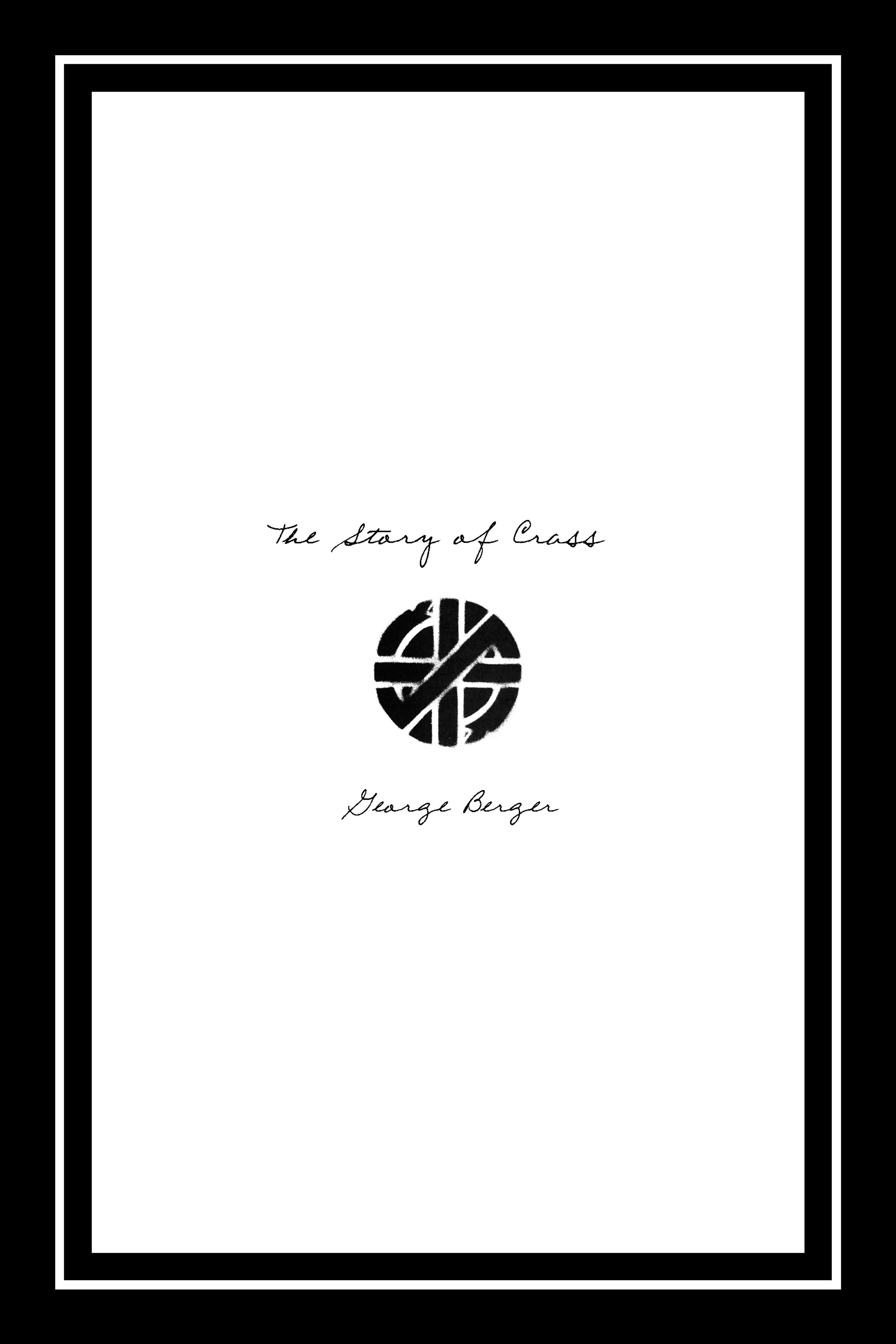 Cover of book titled Story of Crass