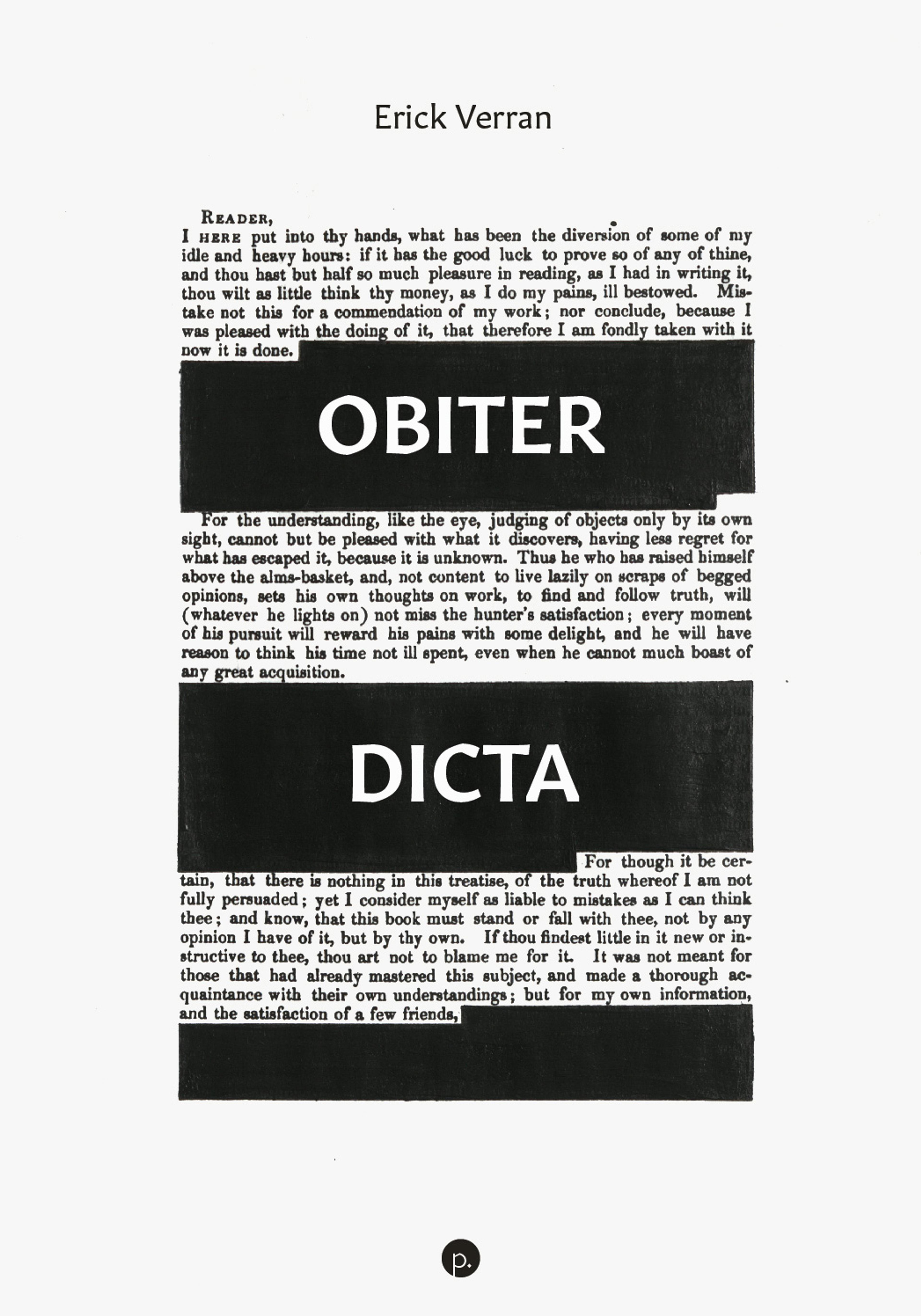 Cover of book titled Obiter Dicta