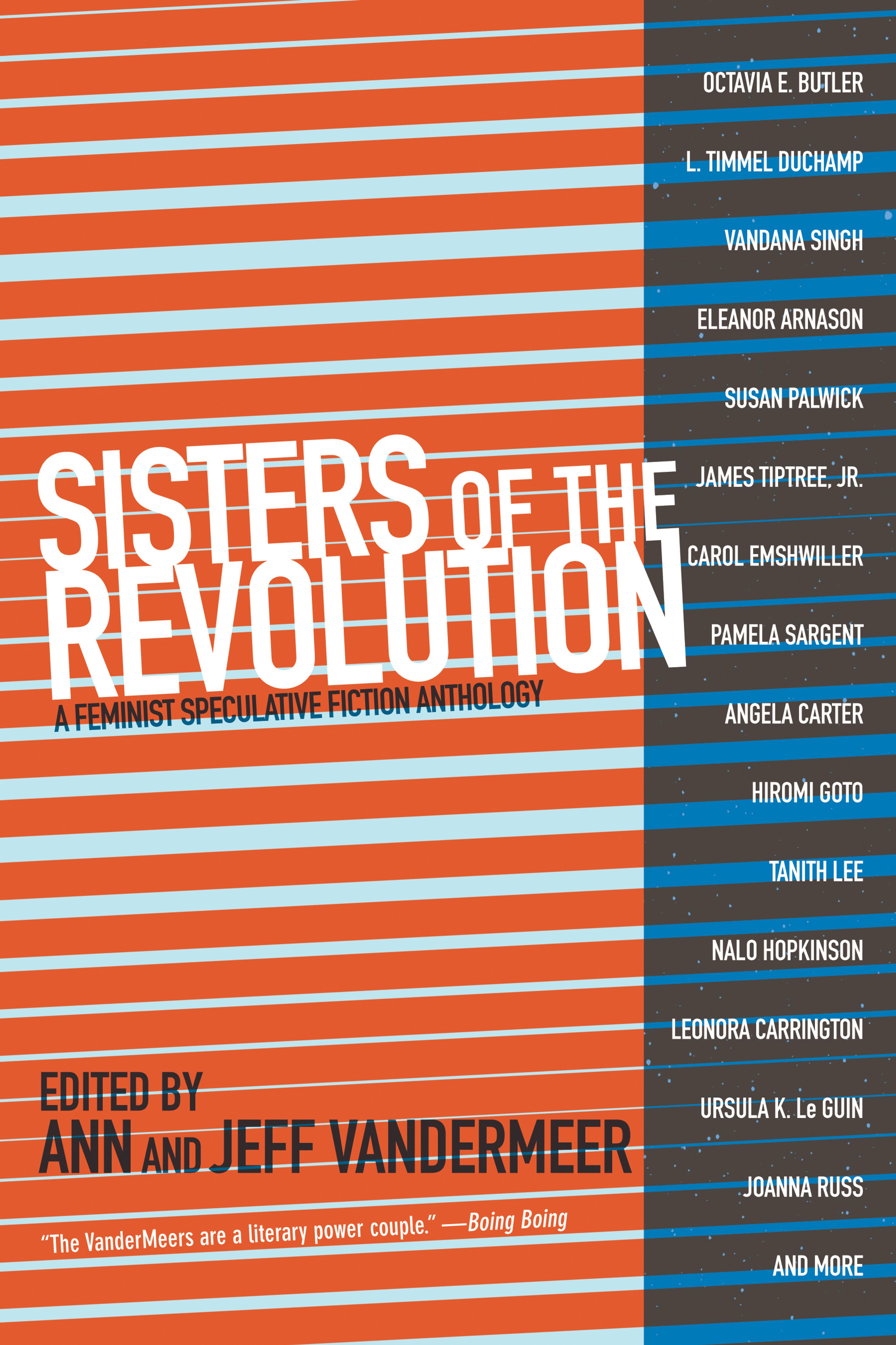 Cover of book titled Sisters of the Revolution: A Feminist Speculative Fiction Anthology