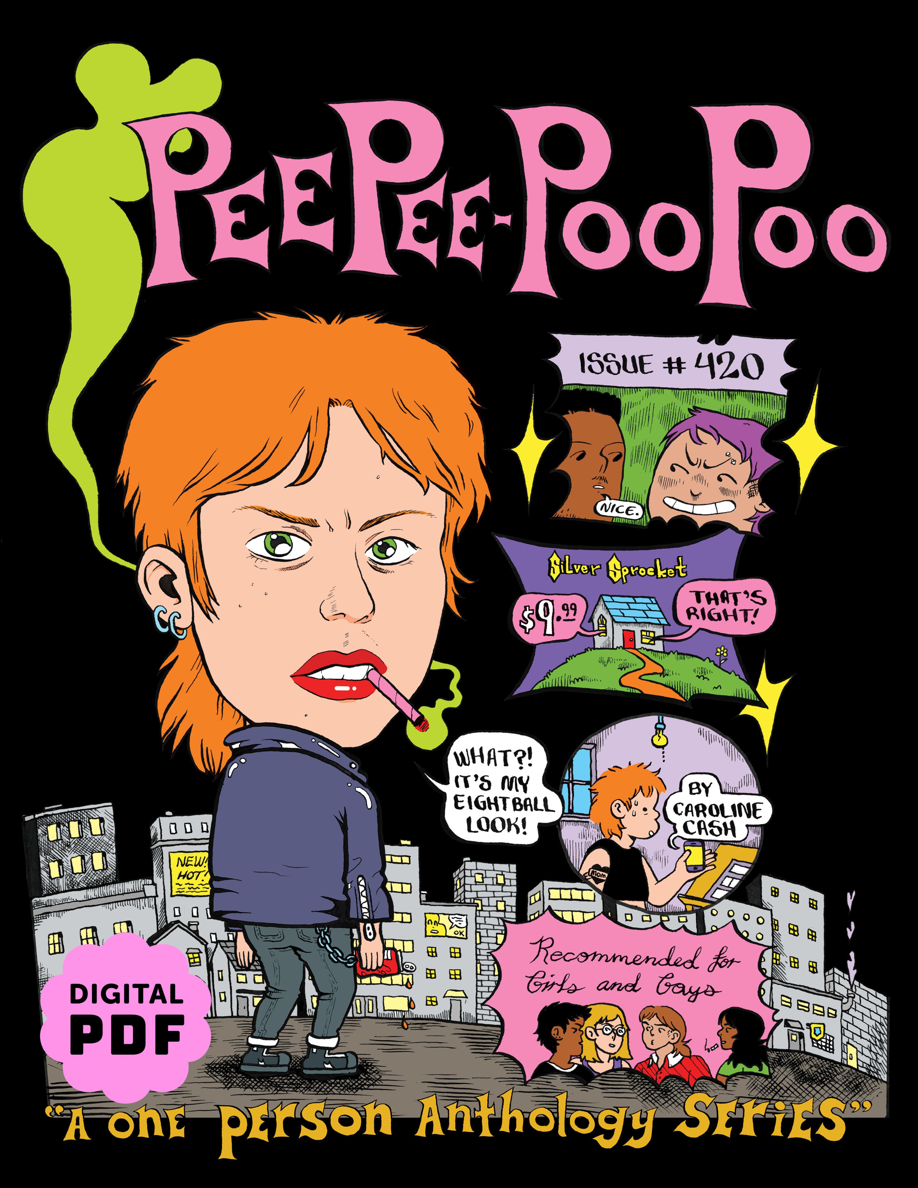 Cover of book titled PeePee PooPoo #420