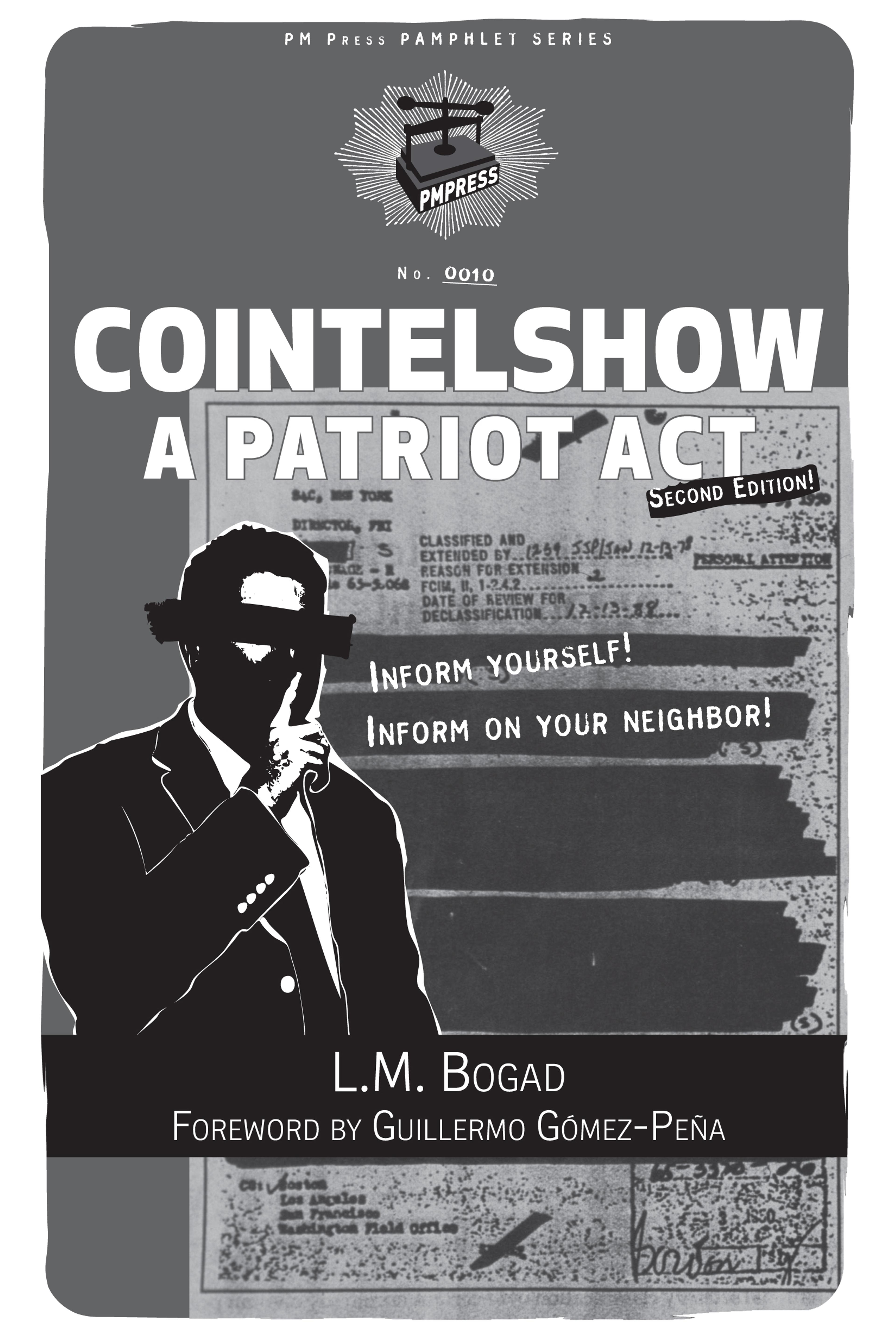 Cover of book titled Cointelshow: A Patriot Act