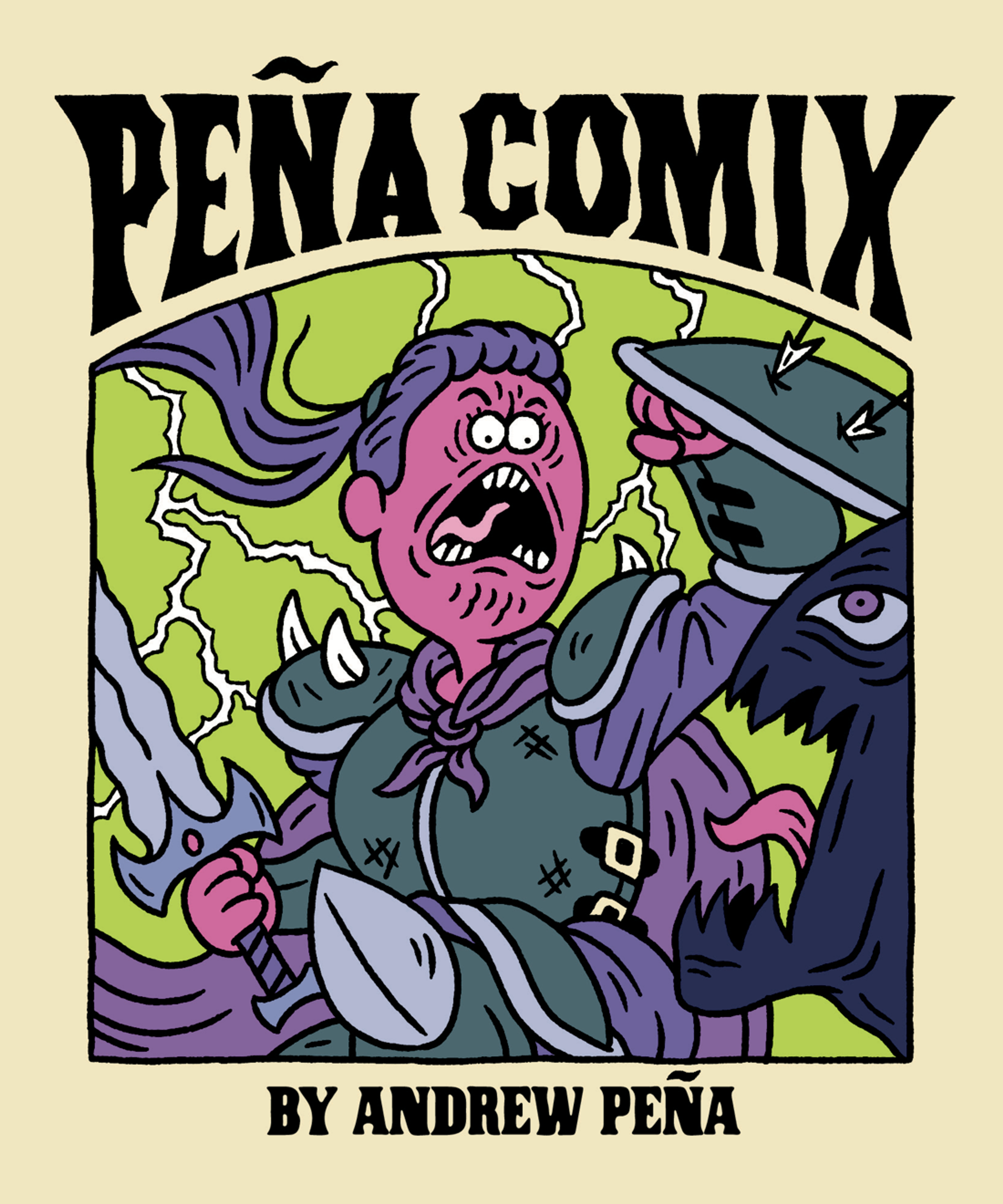 Cover of book titled Peña Comix