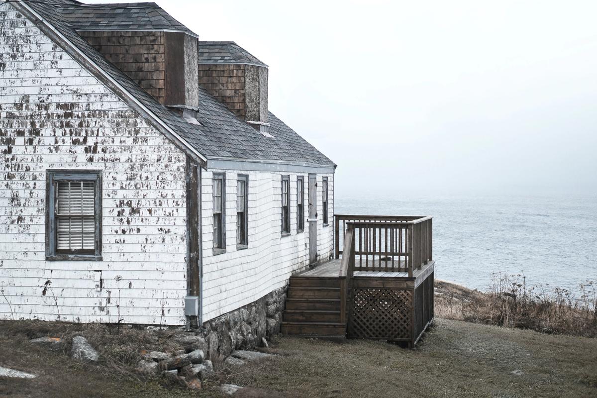Old house by the ocean