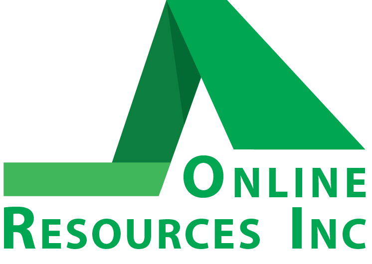 Online Resources, Inc. logo in green text