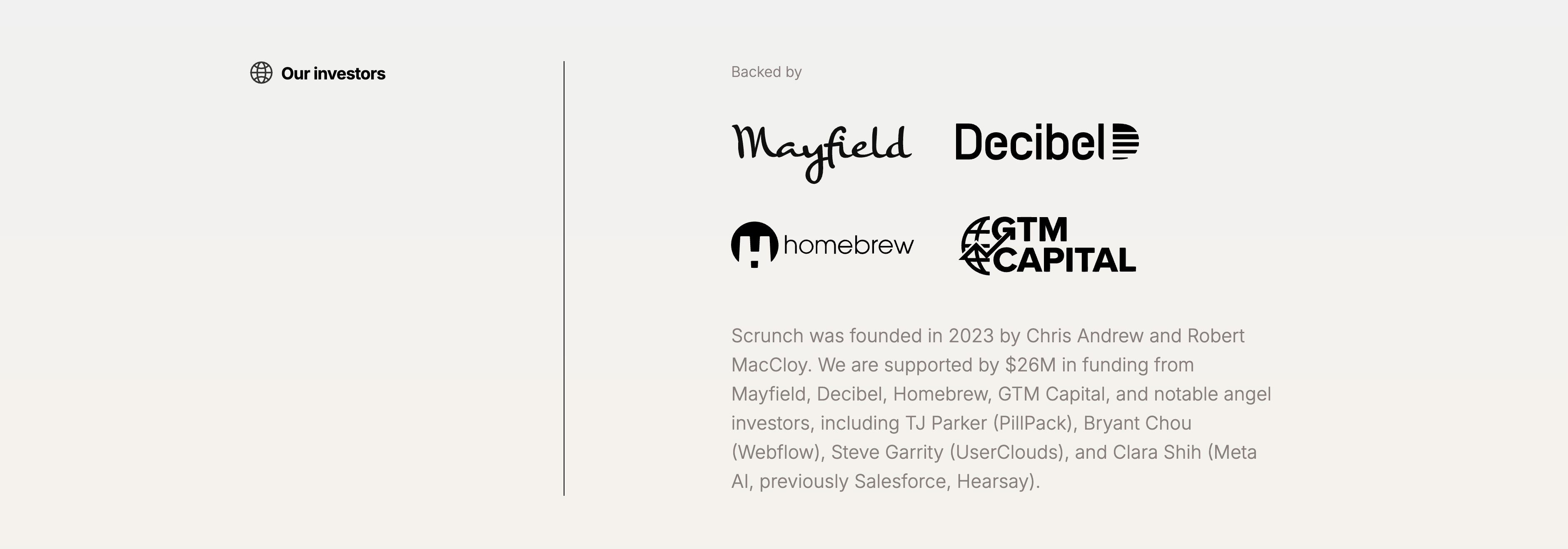 Image from About page on Scrunch website